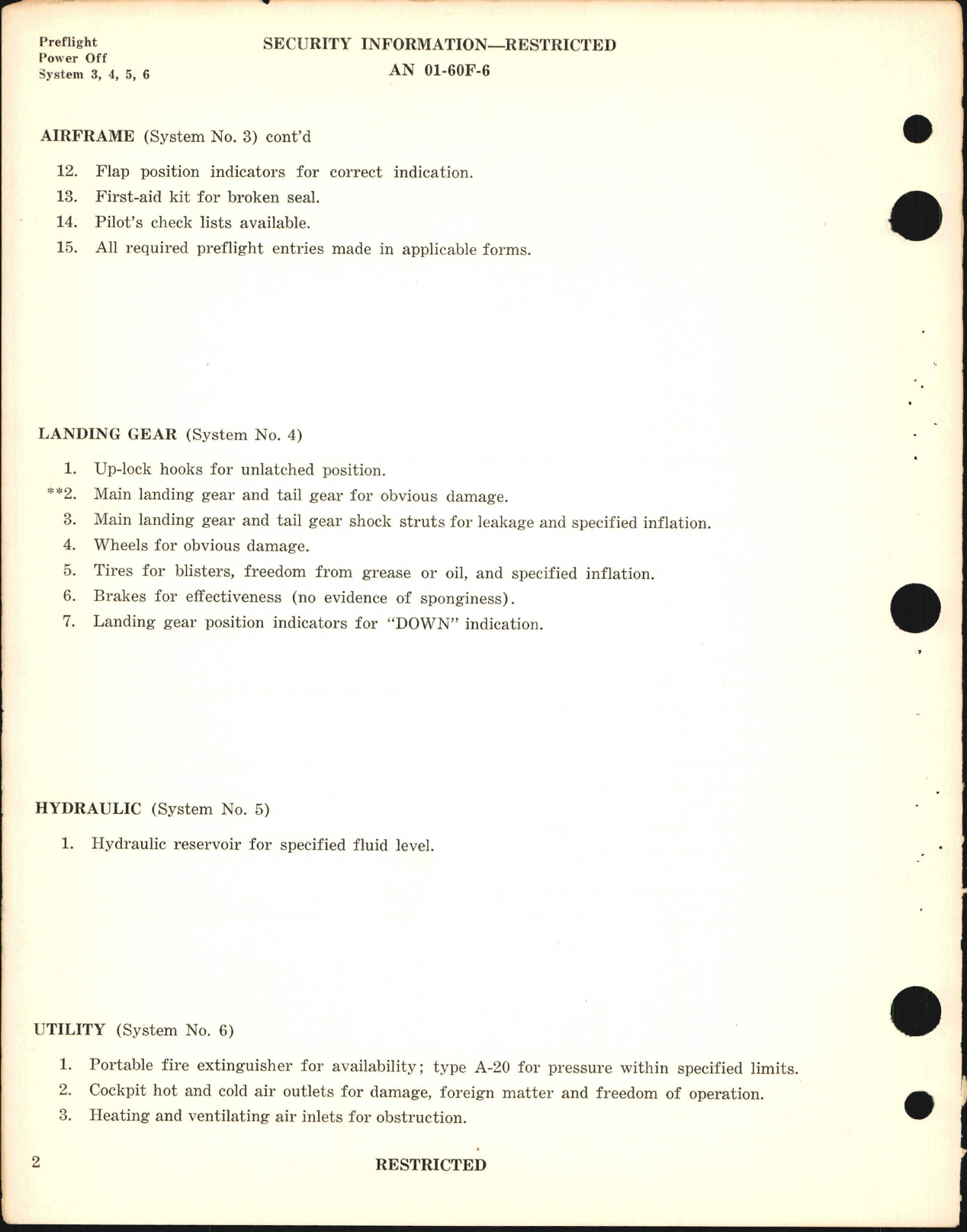 Sample page 6 from AirCorps Library document: Inspection Requirements for T-6, SNJ