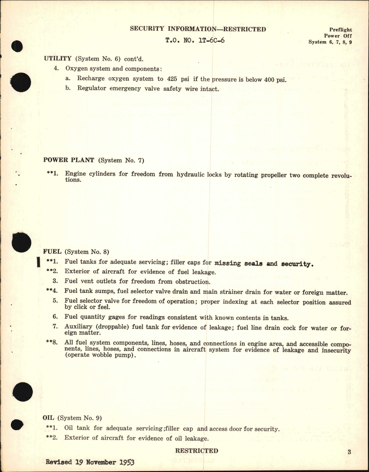 Sample page 7 from AirCorps Library document: Inspection Requirements for T-6, SNJ