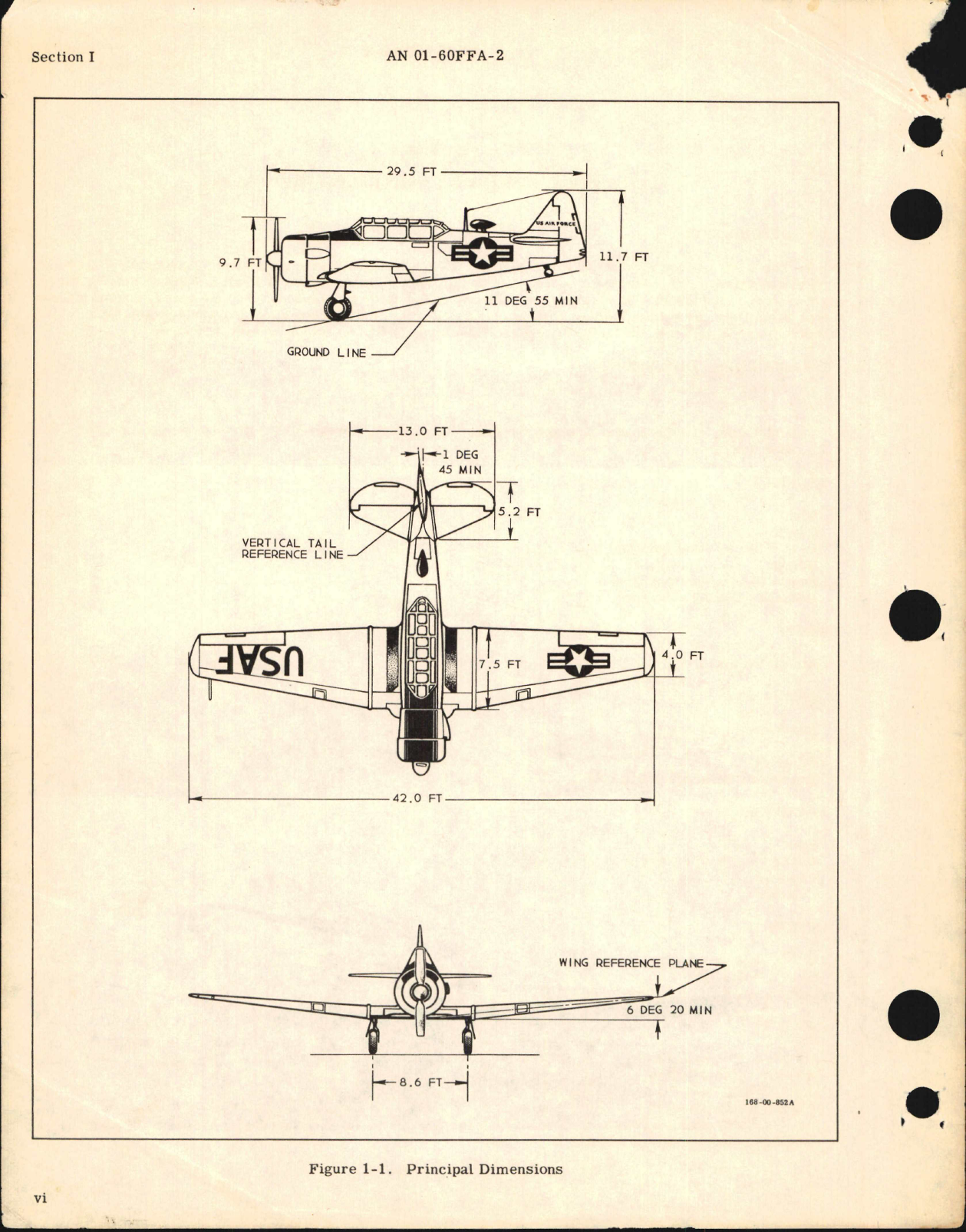 Sample page 6 from AirCorps Library document: Maintenance Instructions for T-6G and LT-6G