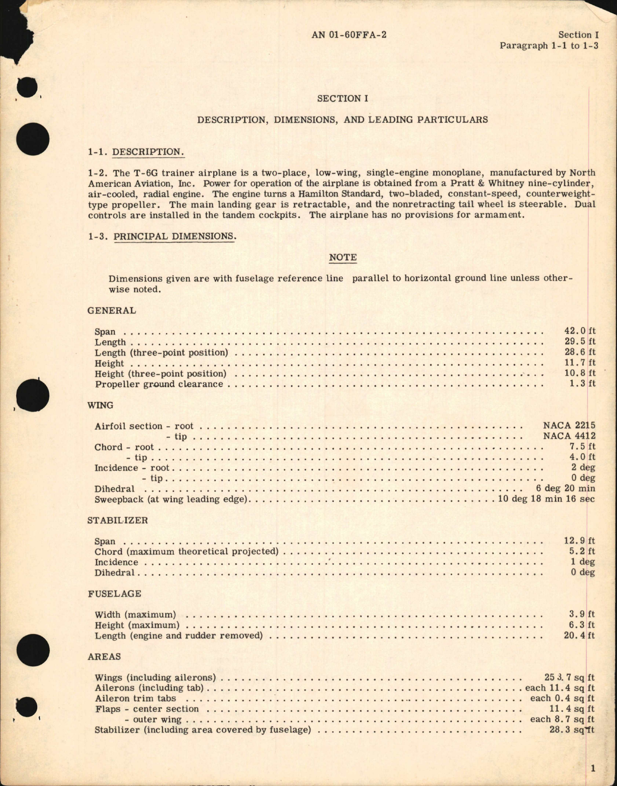 Sample page 7 from AirCorps Library document: Maintenance Instructions for T-6G and LT-6G