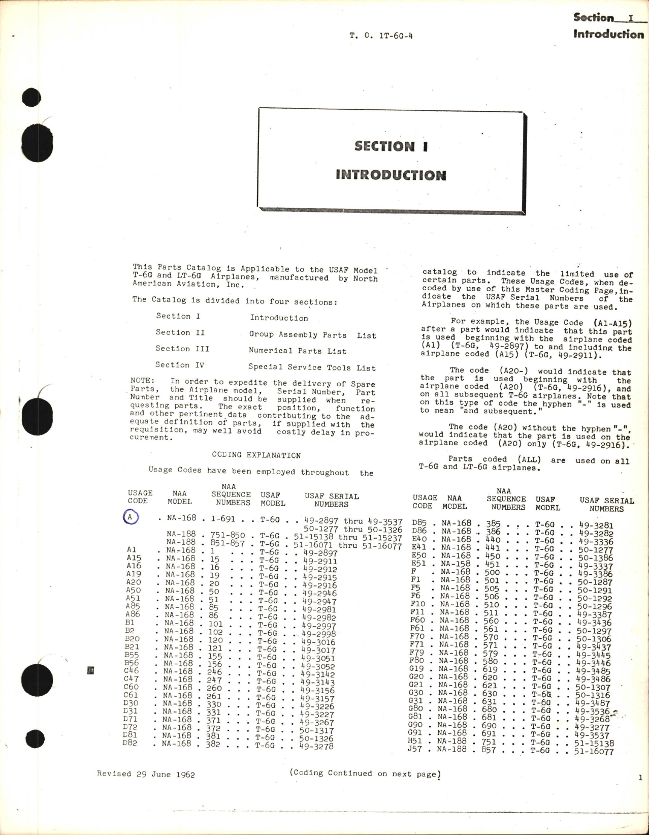 Sample page 5 from AirCorps Library document: Illustrated Parts Breakdown for T-6G and LT-6G 