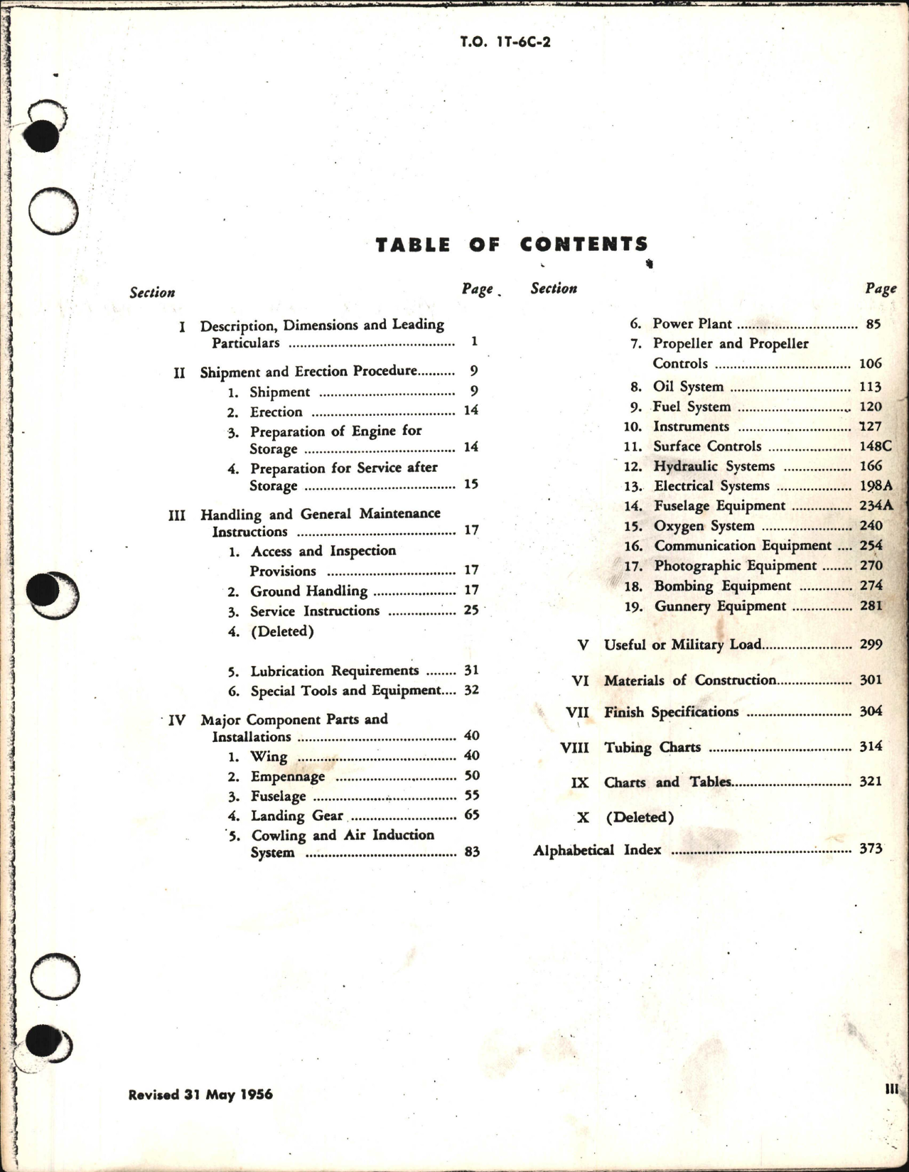 Sample page 5 from AirCorps Library document: Erection & Maintenance Instructions for T-6C, T-6D, SNJ-3, SNJ-4, SNJ-5, and SNJ-6