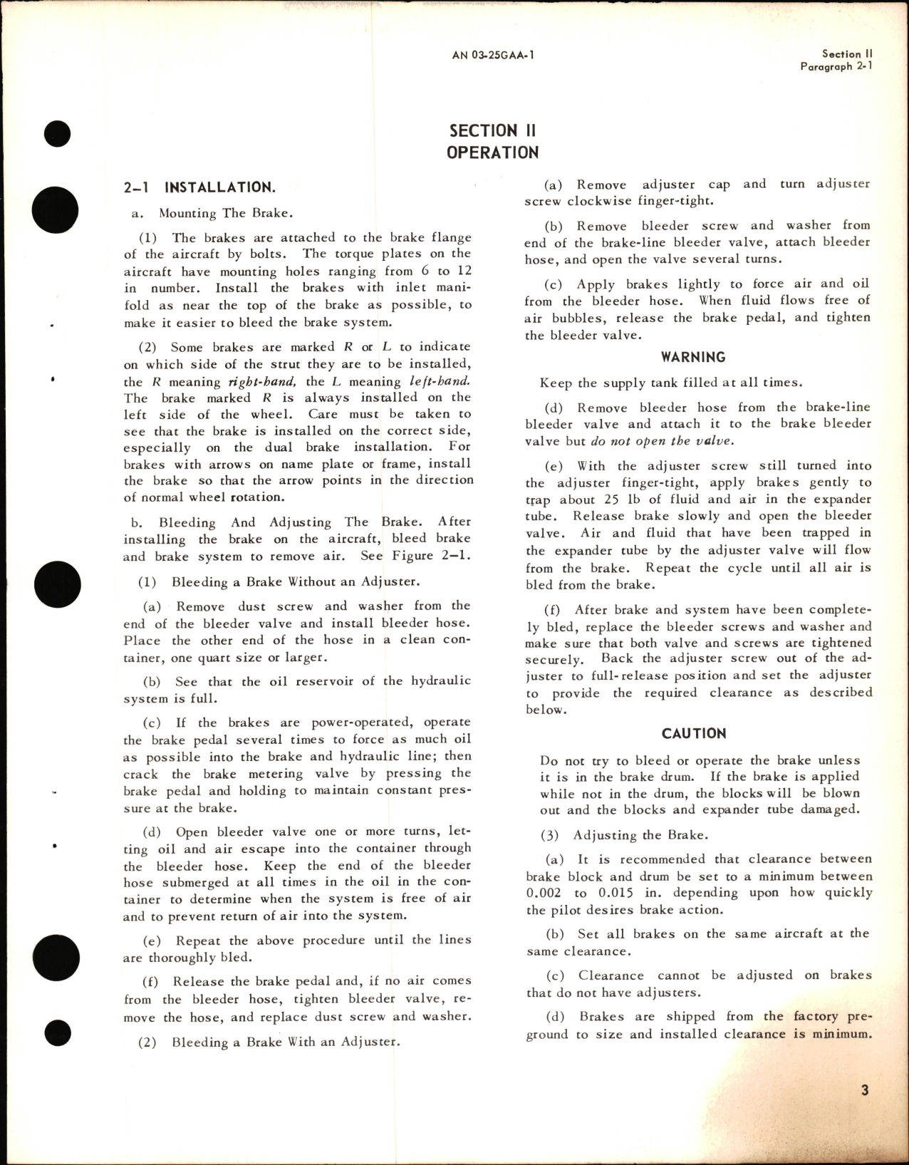 Sample page 7 from AirCorps Library document: Operation, Service, & Overhaul Instructions with Illustrated Parts Breakdown for Expander Tube Brakes