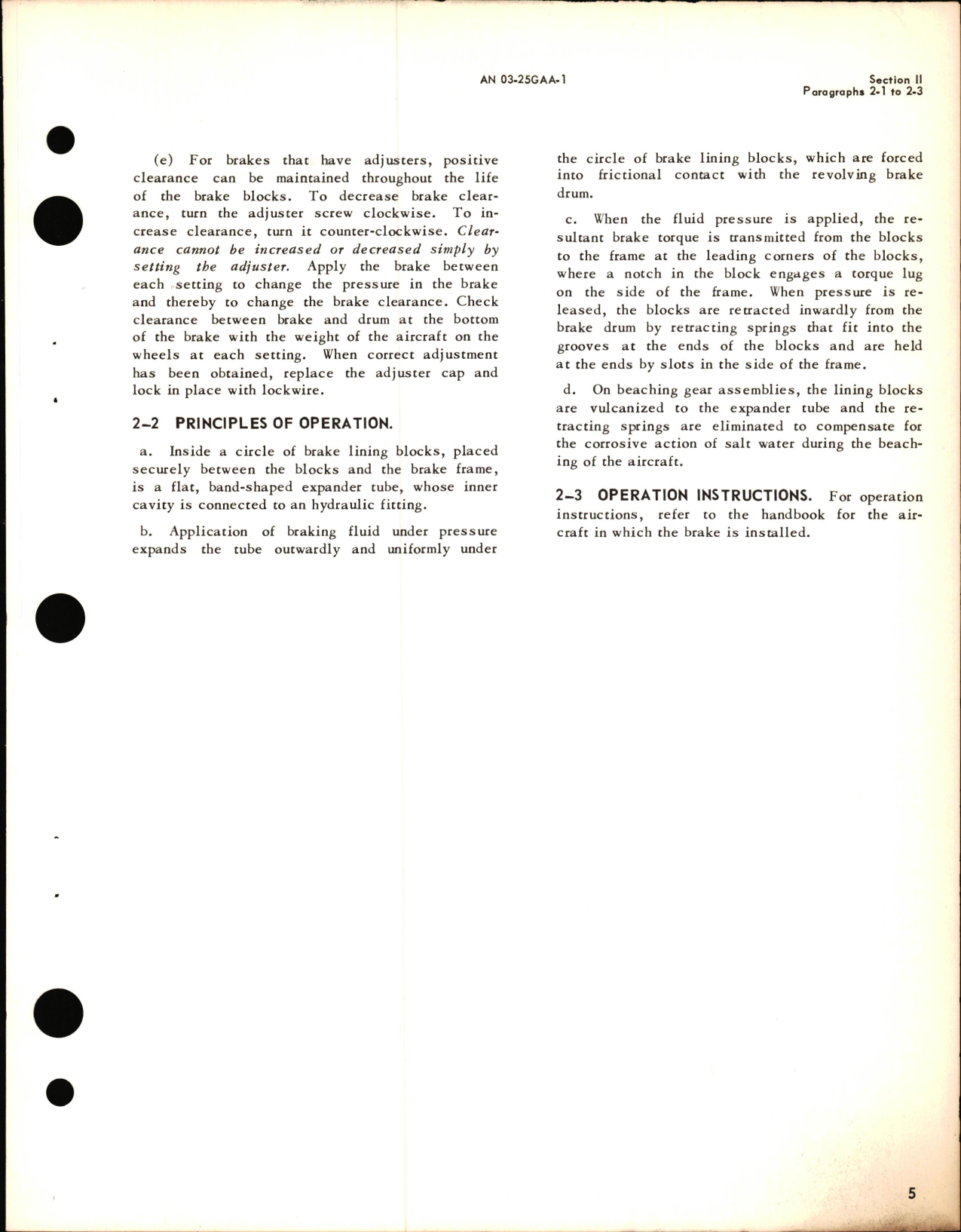 Sample page 9 from AirCorps Library document: Operation, Service, & Overhaul Instructions with Illustrated Parts Breakdown for Expander Tube Brakes