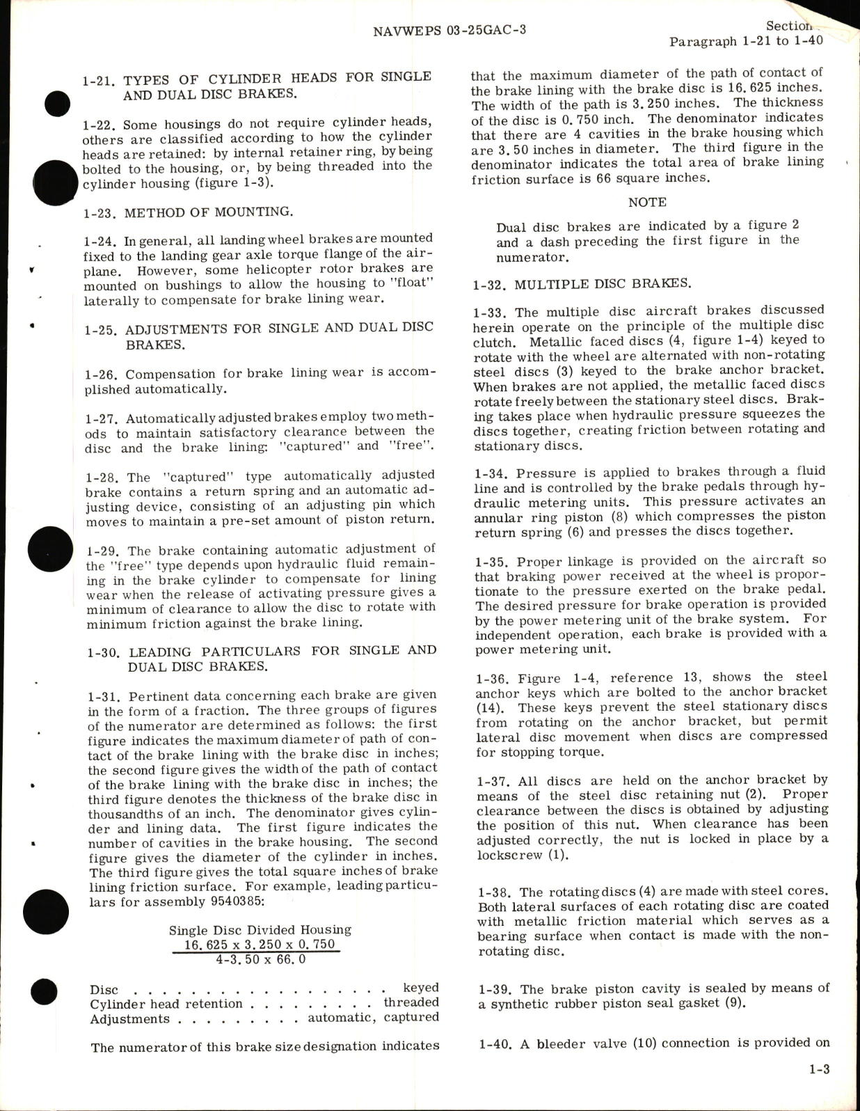 Sample page 7 from AirCorps Library document: Overhaul Instructions for Disc Brakes