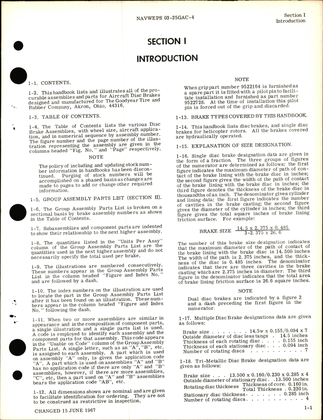 Sample page 5 from AirCorps Library document: Illustrated Parts Breakdown for Disc Brakes 