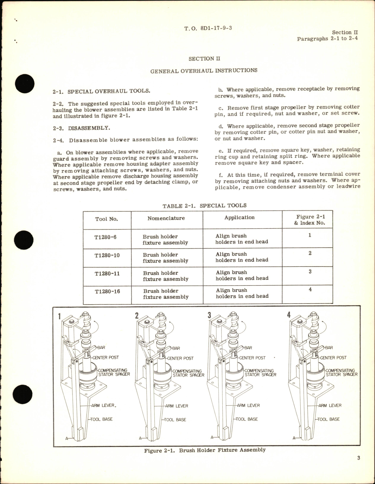 Sample page 7 from AirCorps Library document: Overhaul Instructions for Blower Assemblies