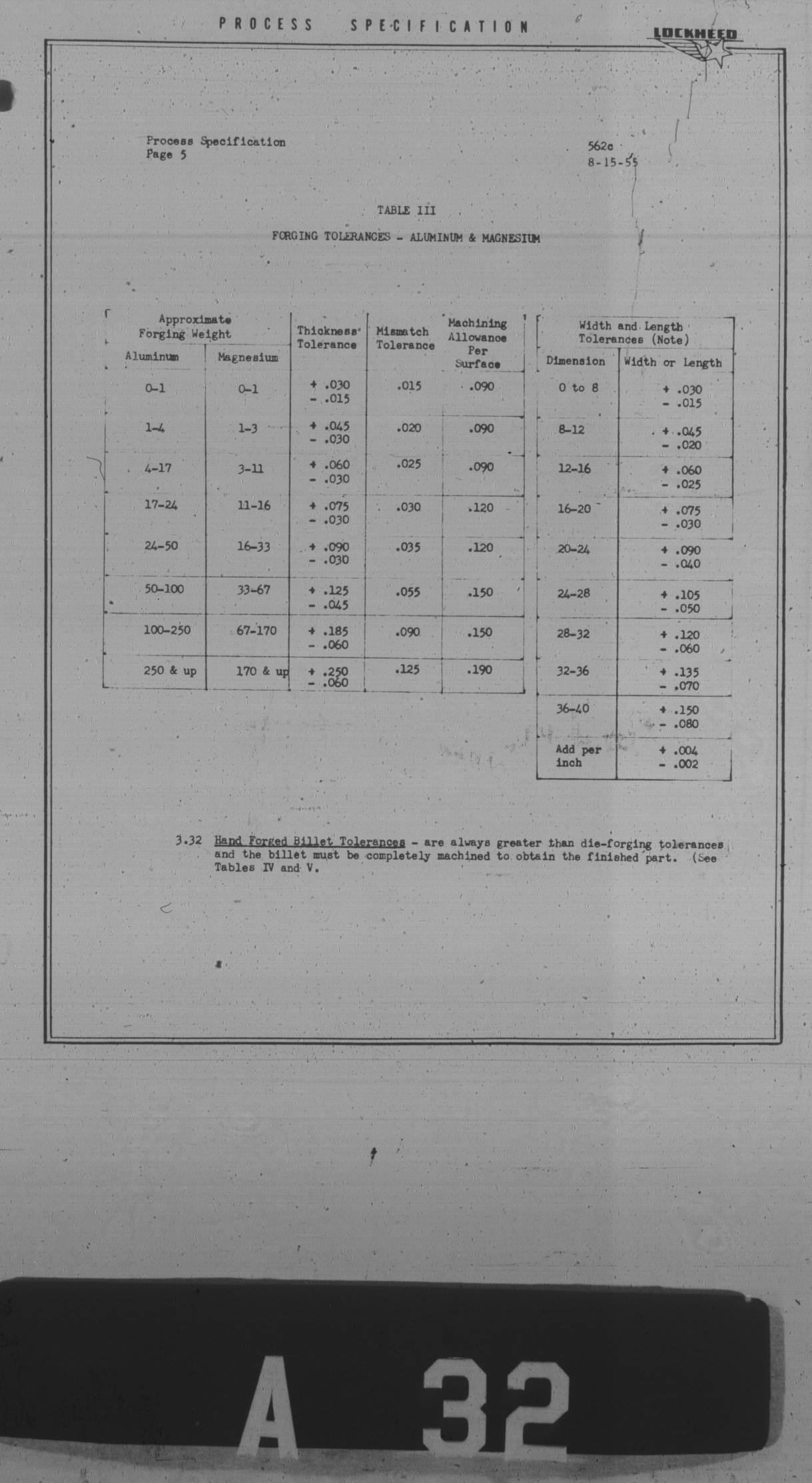 Sample page 5 from AirCorps Library document: General Requirements for Forgings