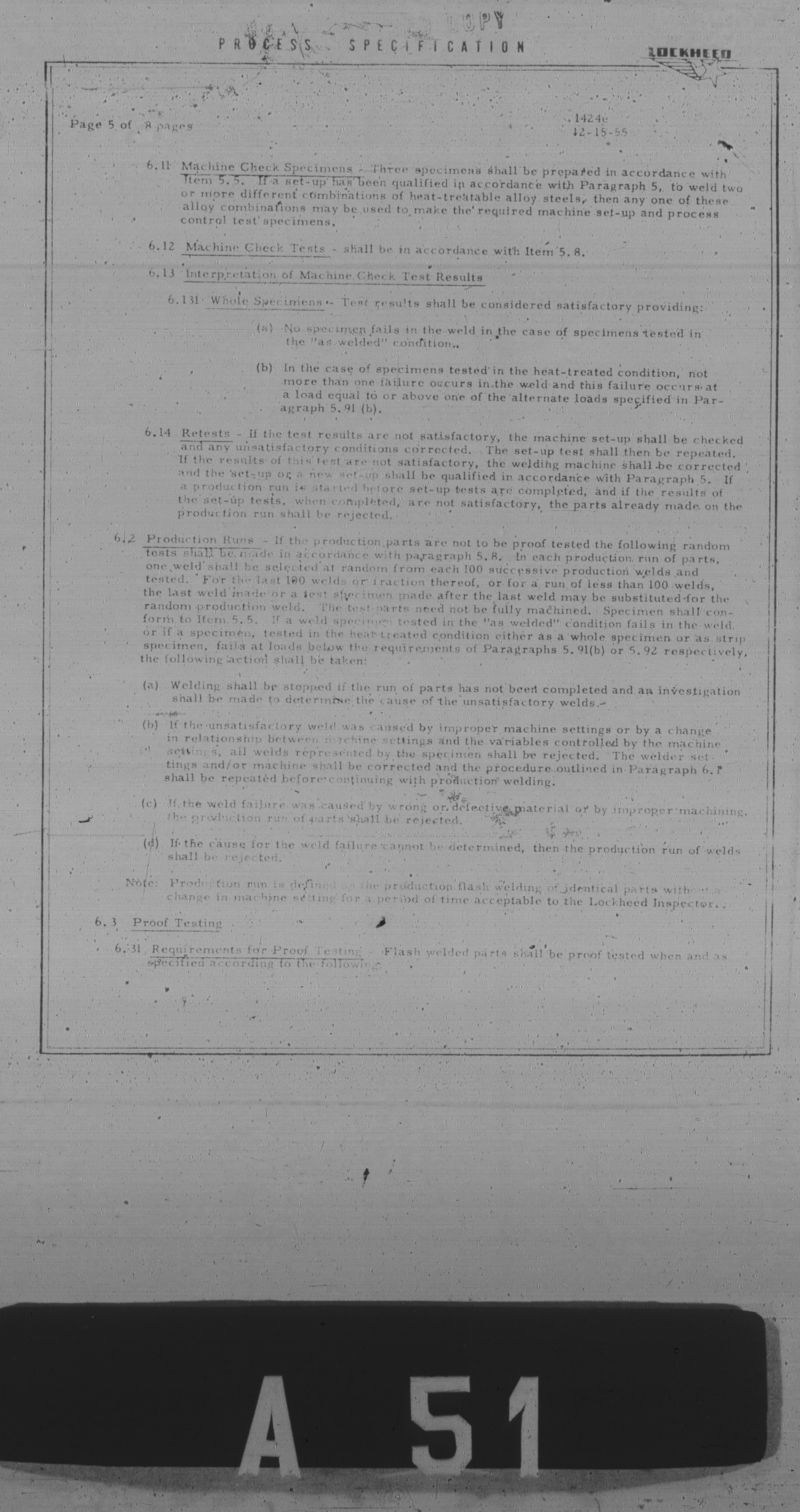Sample page 5 from AirCorps Library document: Flash Welding Steel