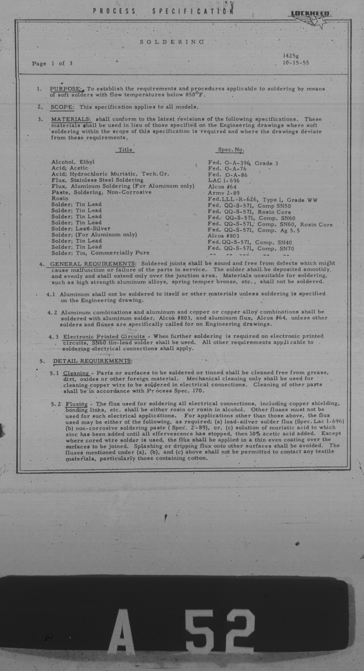 Sample page 1 from AirCorps Library document: Soldering