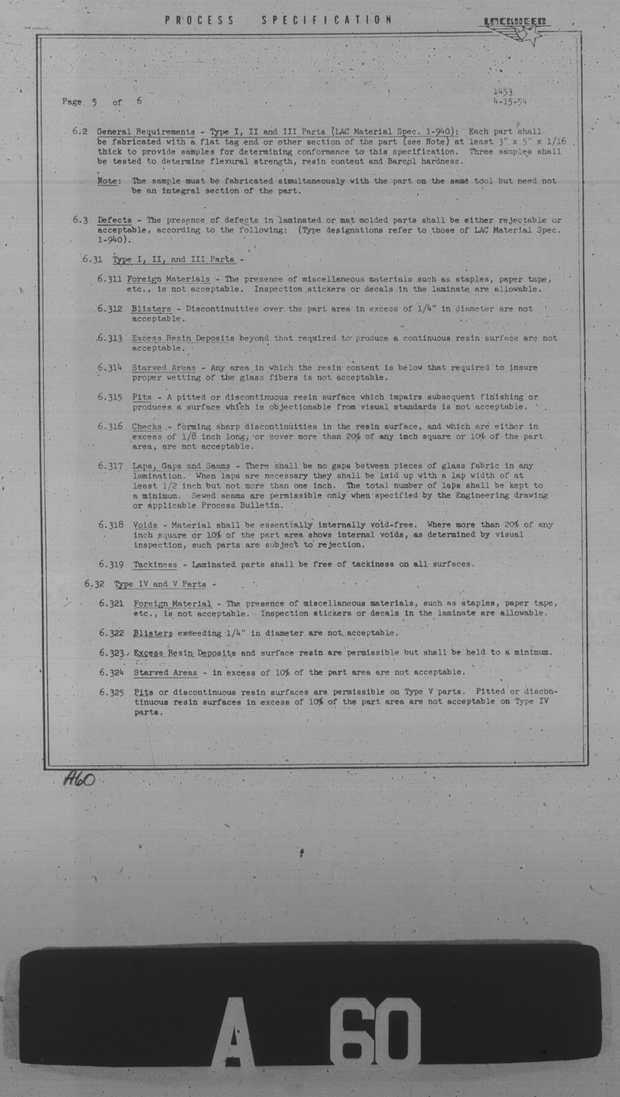 Sample page 5 from AirCorps Library document: Fabrication of Glass Fiber-mat Base Low Pressure Laminates