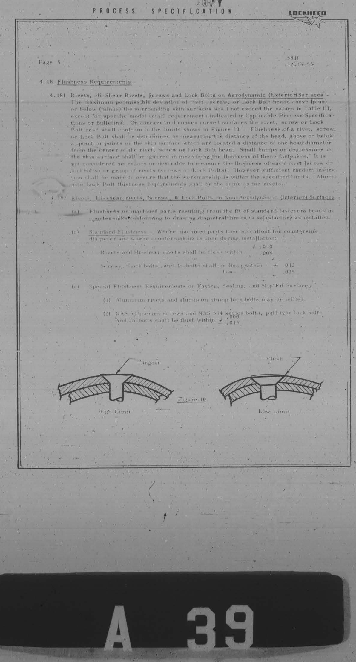 Sample page 5 from AirCorps Library document: Installation of Mechanical Fasteners