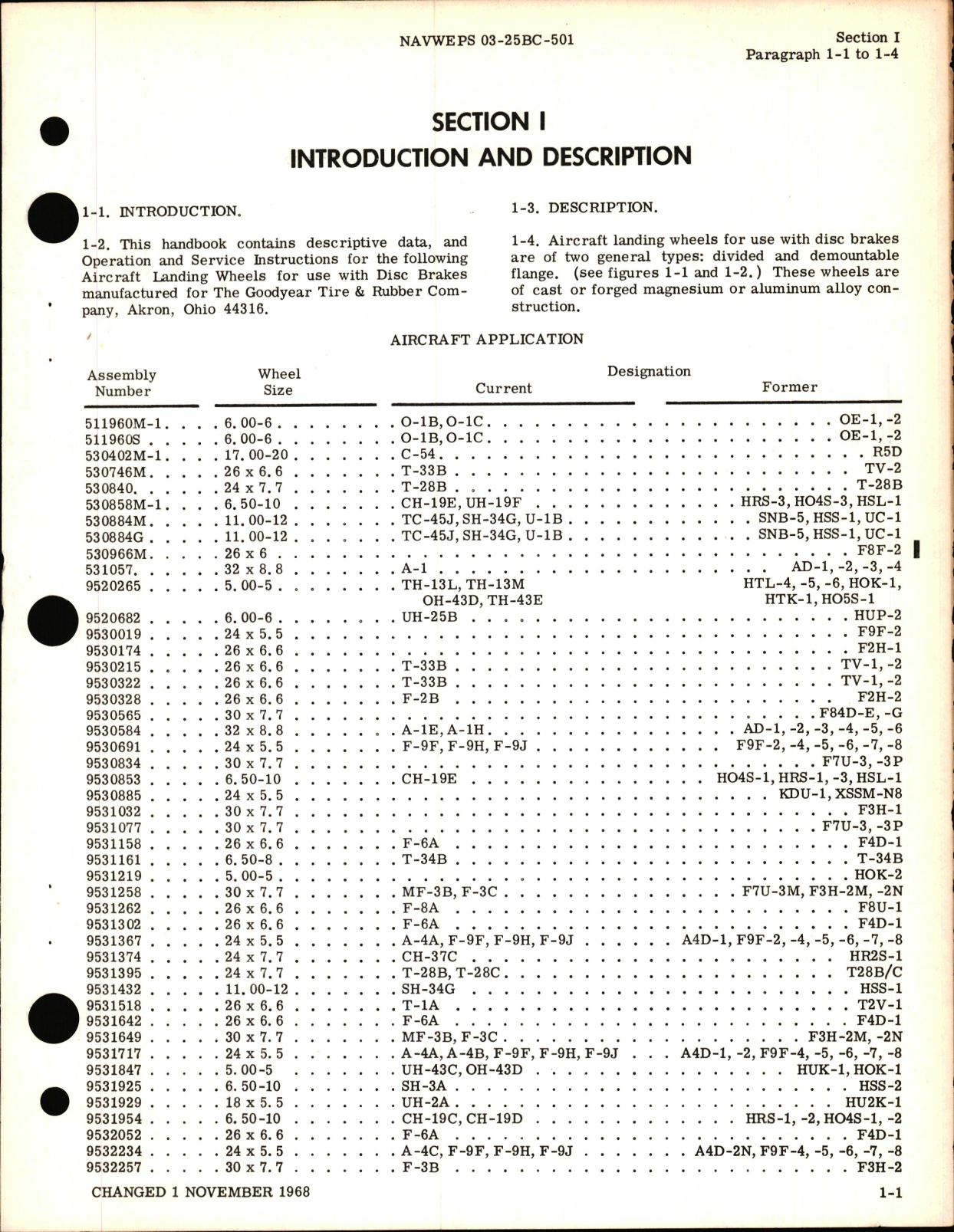 Sample page 5 from AirCorps Library document: Operation & Service Instructions for Landing Wheels for Use with Disc Brakes