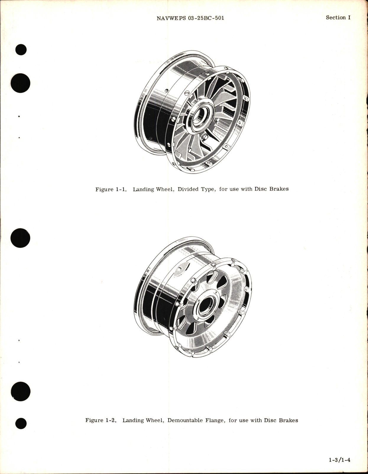 Sample page 7 from AirCorps Library document: Operation & Service Instructions for Landing Wheels for Use with Disc Brakes