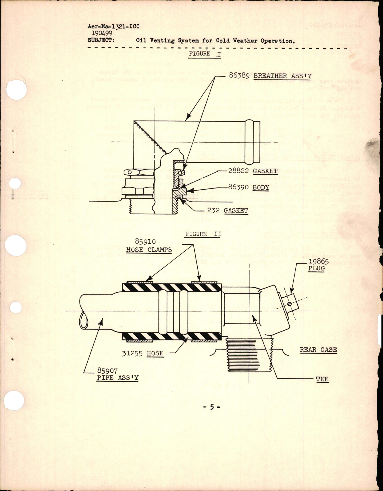 Sample page 5 from AirCorps Library document: Oil Venting System for Cold Weather Operation - R-1830