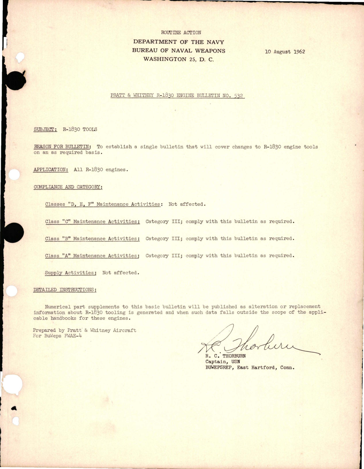 Sample page 1 from AirCorps Library document: R-1830 Tools