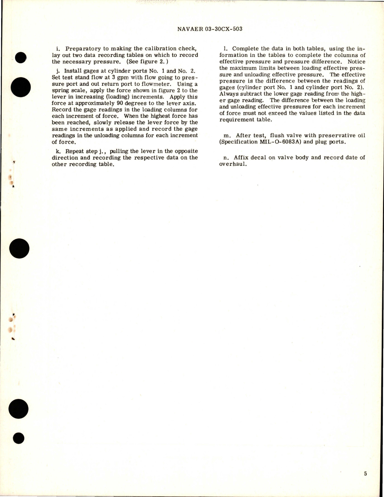 Sample page 5 from AirCorps Library document: Overhaul Instructions with Parts Breakdown for Hydraulic Elevator Boost Valve Assembly - 175-58707-35 