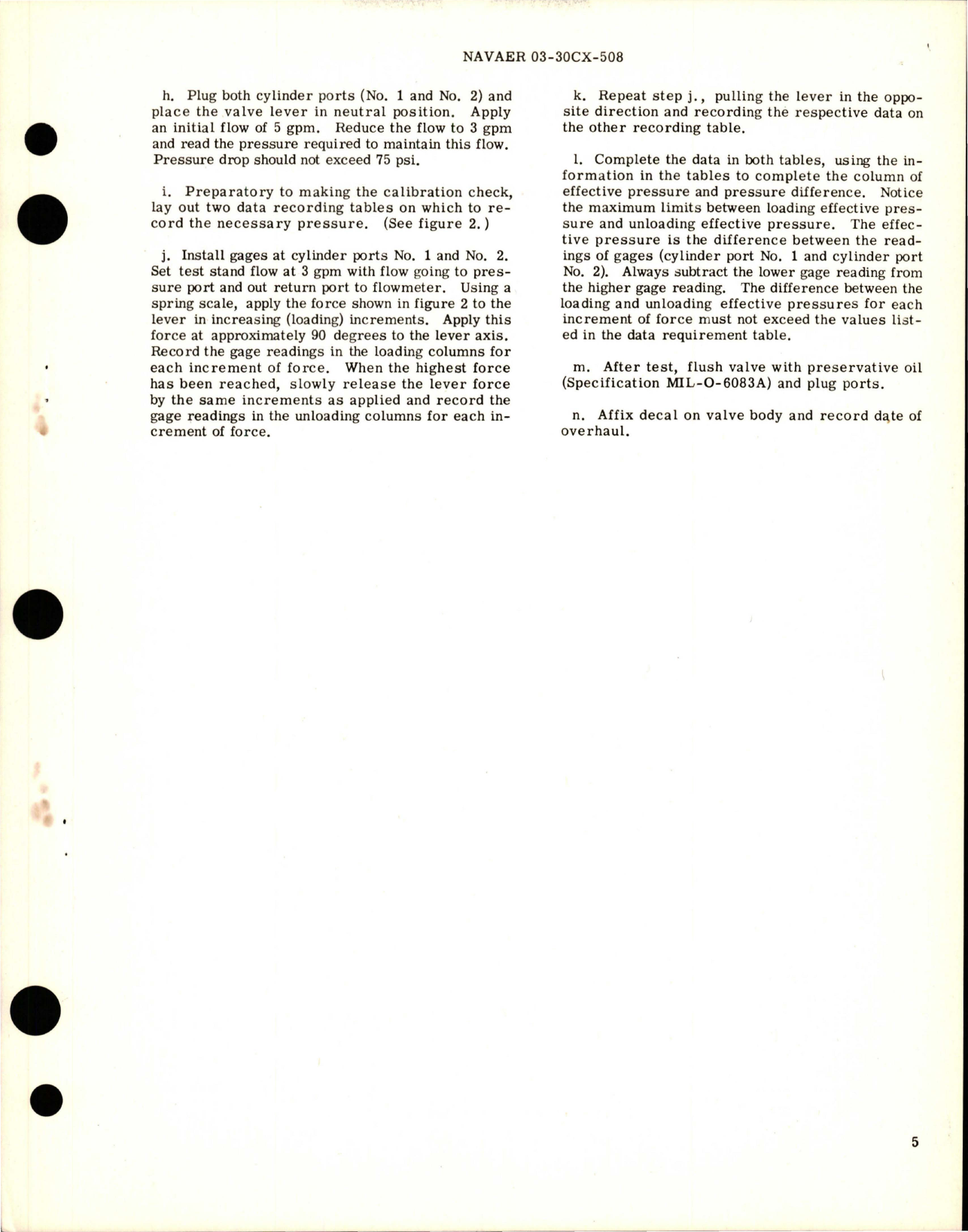 Sample page 5 from AirCorps Library document: Overhaul Instructions with Parts Breakdown for Hydraulic Elevator Boost Valve Assembly - 175-58707-60 