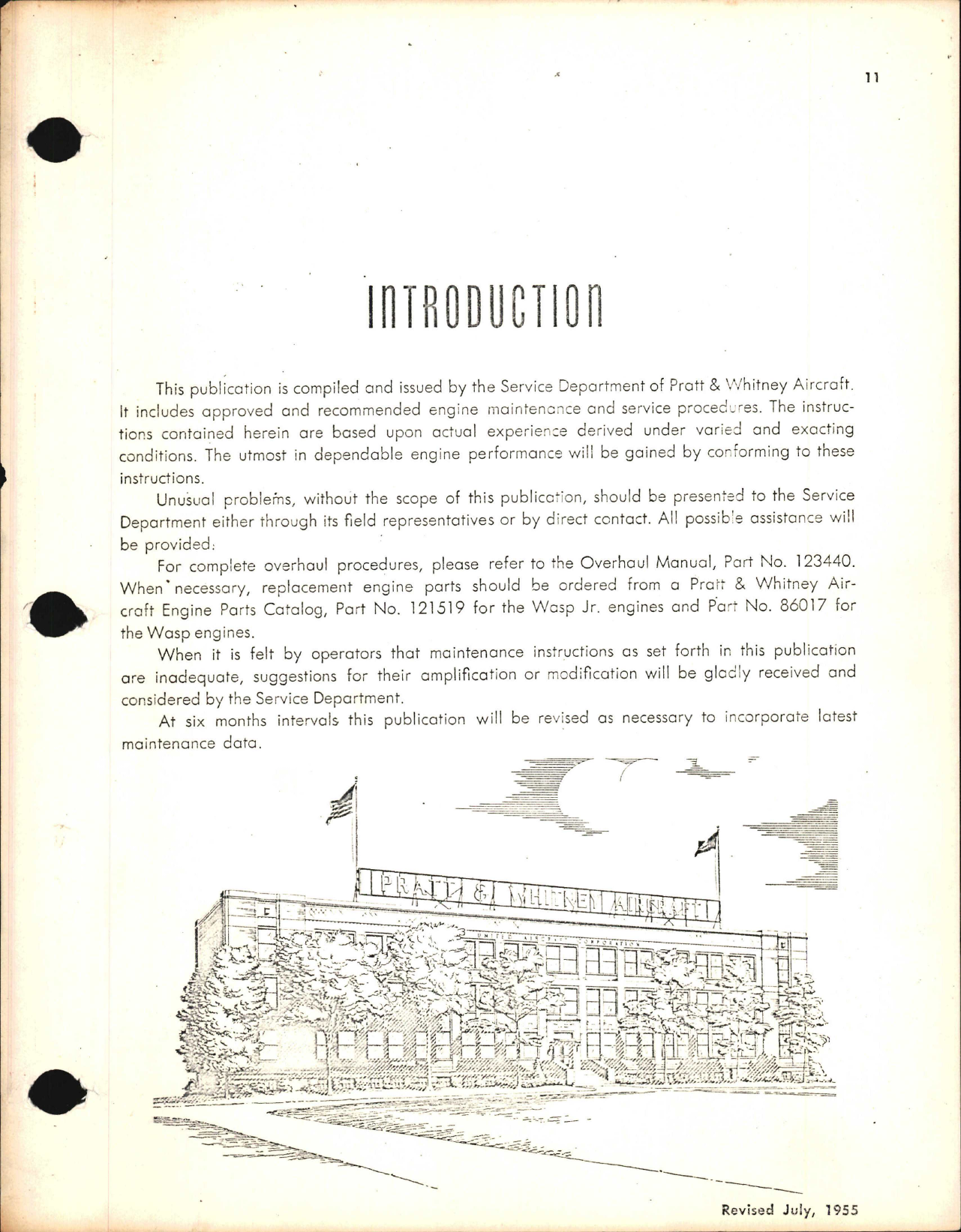 Sample page 1 from AirCorps Library document: Maintenance & Service for R-985 and R-1340 Engines