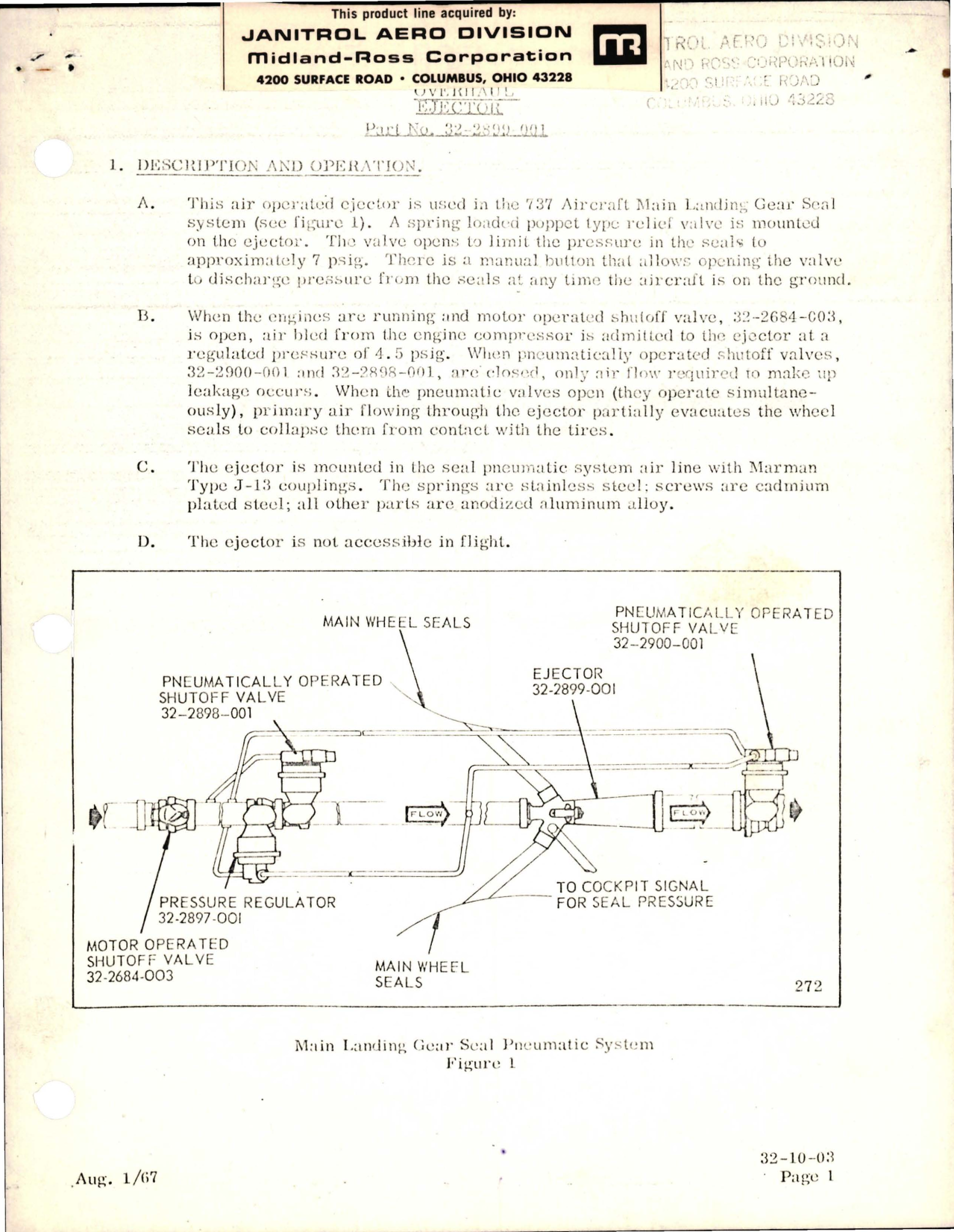 Sample page 1 from AirCorps Library document: Overhaul for Ejector - Part 32-2899-001