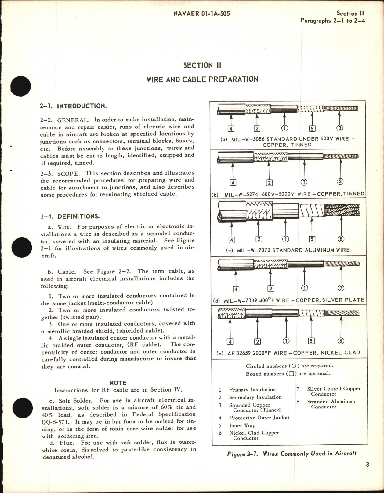 Sample page 7 from AirCorps Library document: Installation Practices for Aircraft Electric & Electronic Wiring