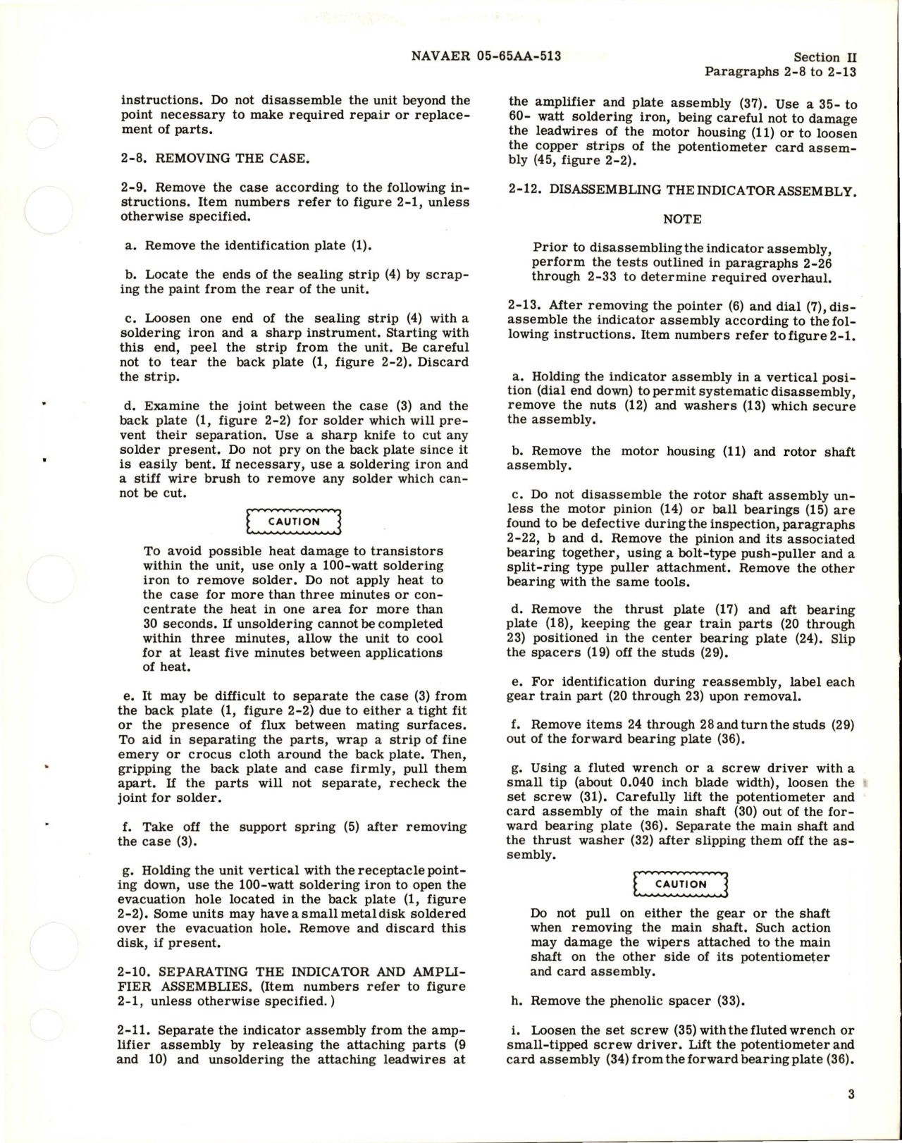 Sample page 7 from AirCorps Library document: Overhaul Instructions for Fuel Quantity Indicator - Type JG130A - Models JG130A-3, JG130A-8, JG130A-11, and JG130A-47