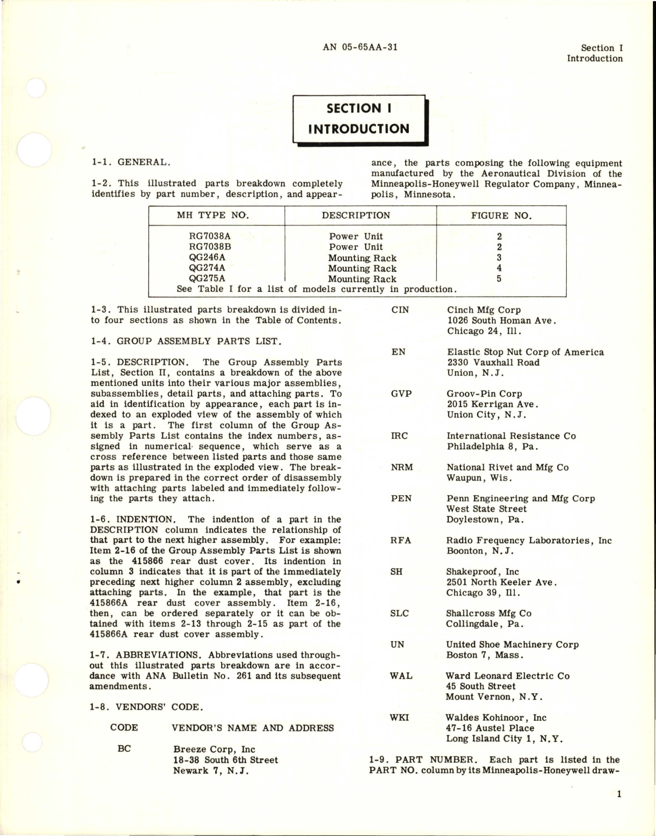 Sample page 5 from AirCorps Library document: Illustrated Parts Breakdown for Capacitor Fuel and Oil Quantity Gage Power Unit and Mounting Rack