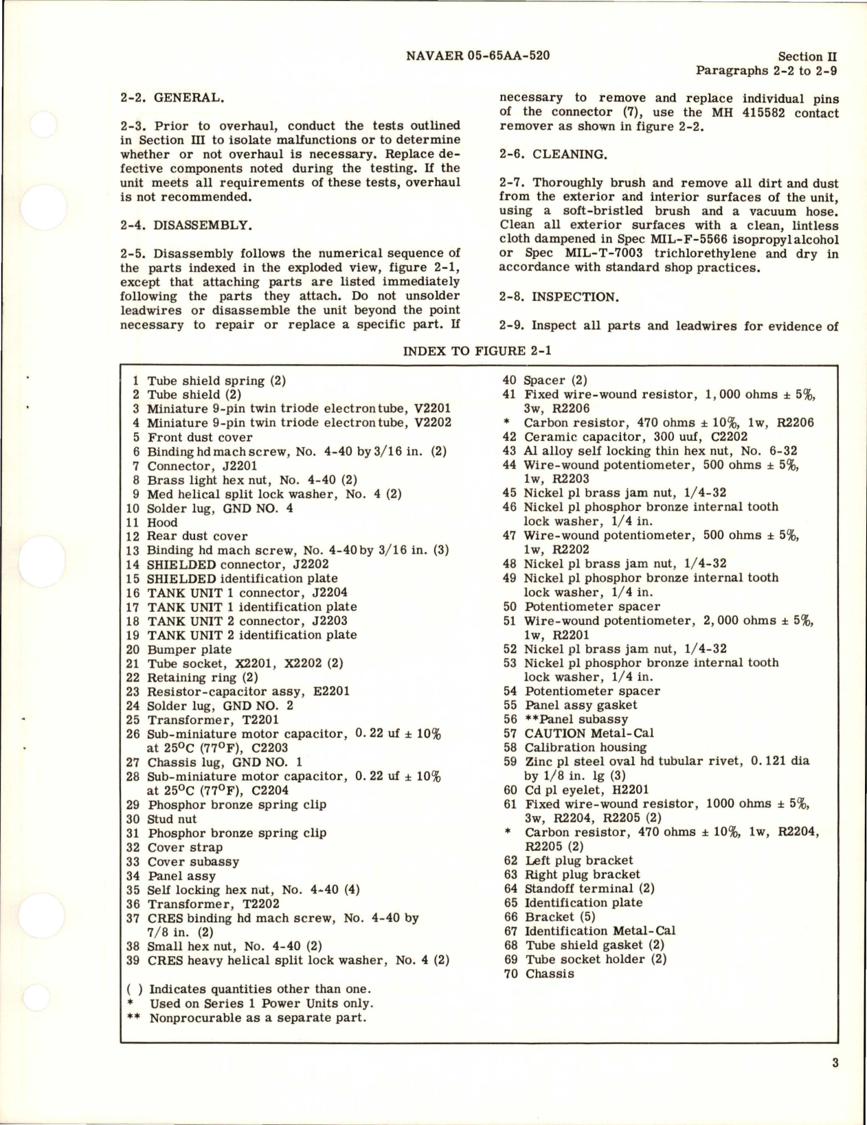 Sample page 7 from AirCorps Library document: Overhaul Instructions for Power Unit - EG5D-1 and EG5D2