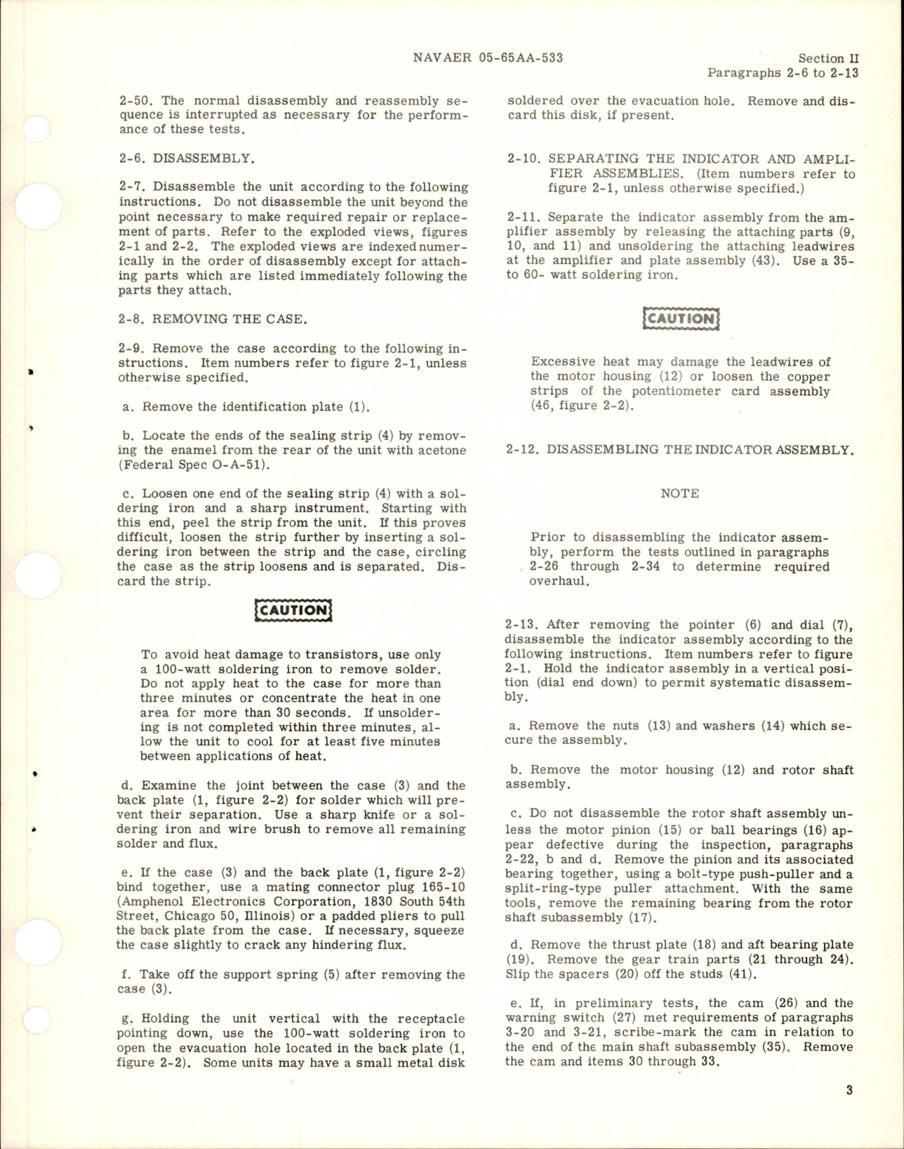 Sample page 7 from AirCorps Library document: Overhaul Instructions for Fuel Quantity Indicator - JG130A-28