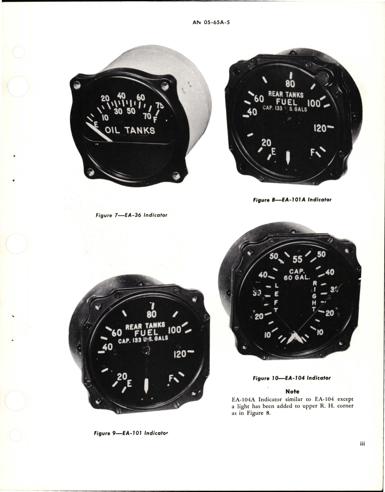 Sample page 5 from AirCorps Library document: Operation and Service Instructions for Fuel Gage Systems