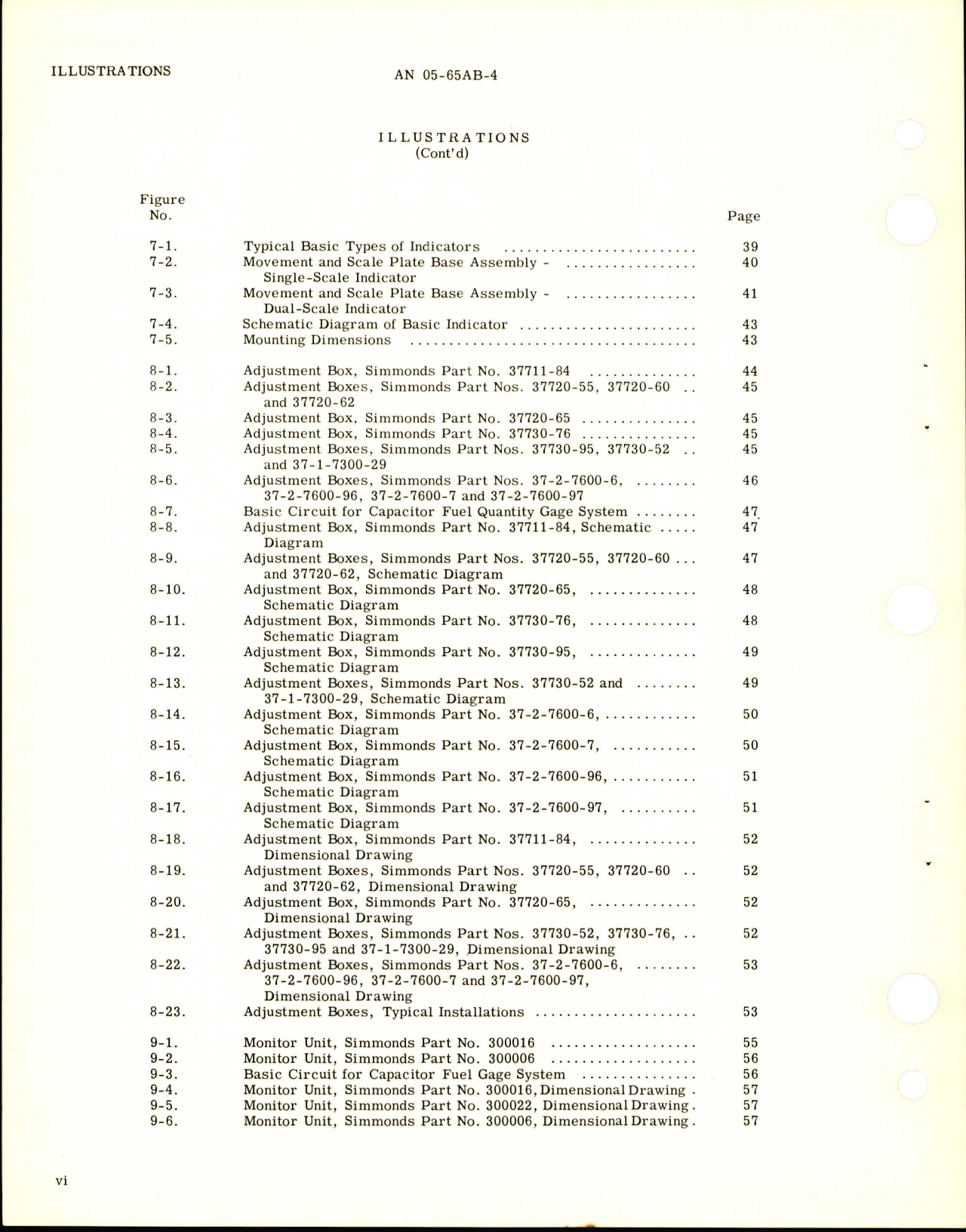 Sample page 8 from AirCorps Library document: Operation and Service Instructions for Capacitor Fuel Quantity Gage System  (Unbalanced Bridge Type)