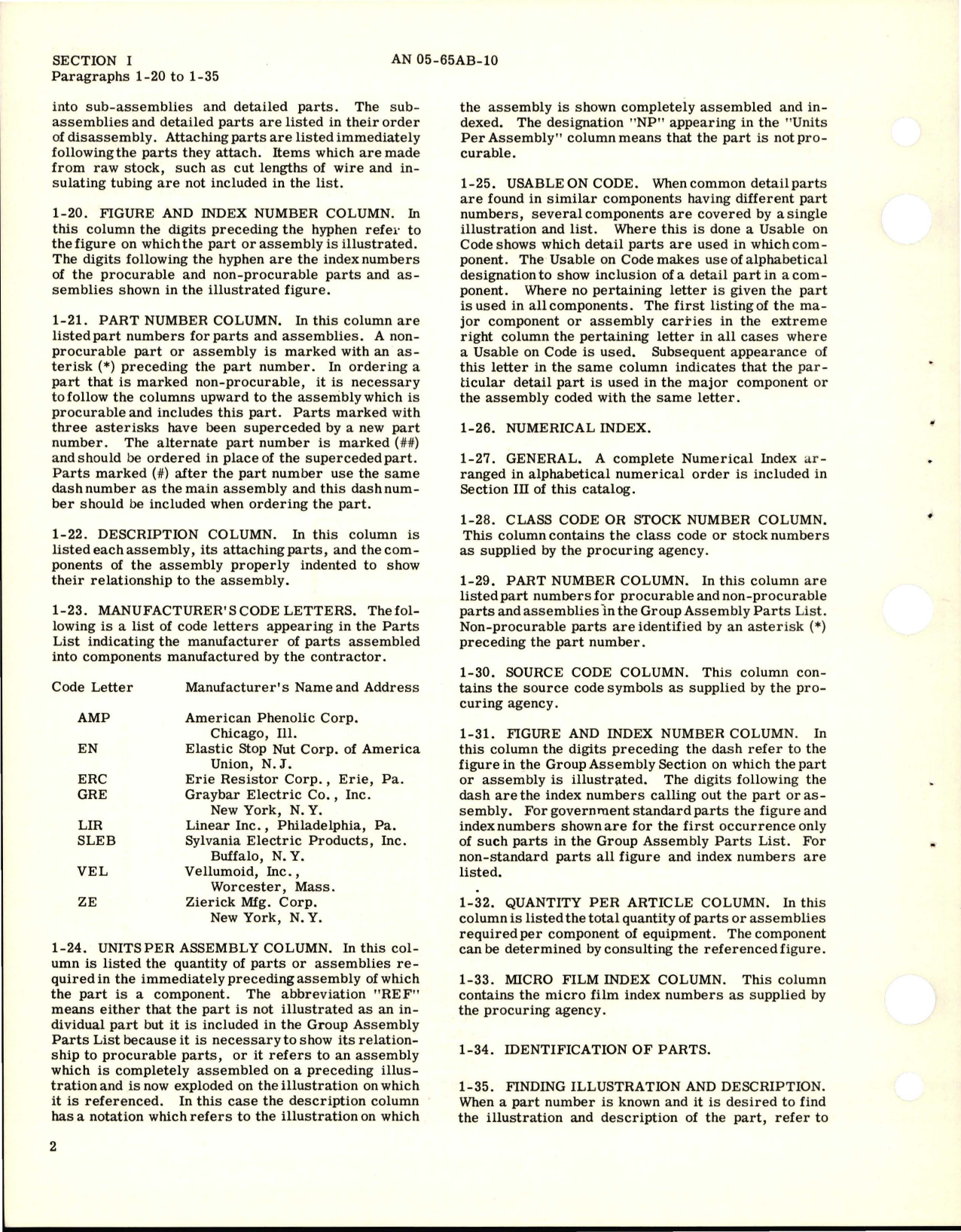 Sample page 8 from AirCorps Library document: Illustrated Parts Breakdown Capacitor Fuel Quantity Gage Tank Units, Junction Box, Rectifier Heads, and Coaxial Cables 