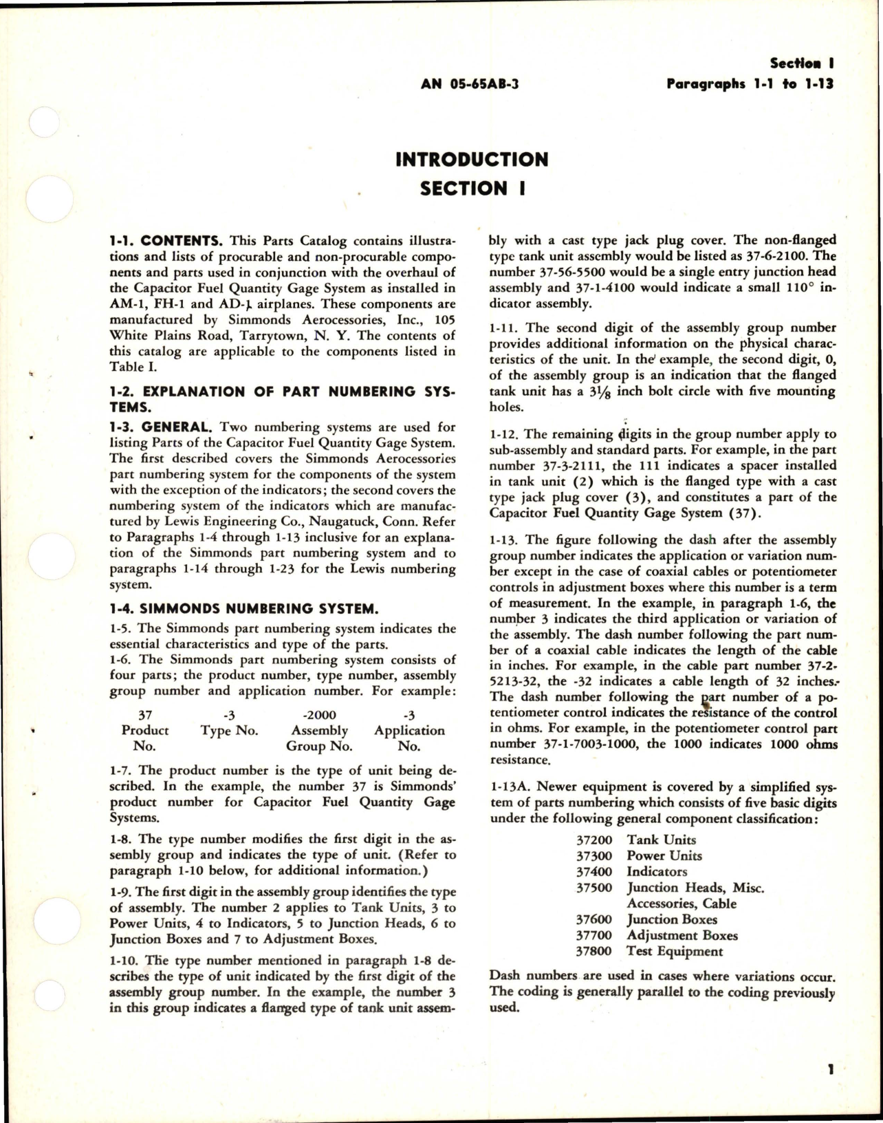 Sample page 5 from AirCorps Library document: Parts Catalog for Capacitor Type Fuel Quantity Gage Systems