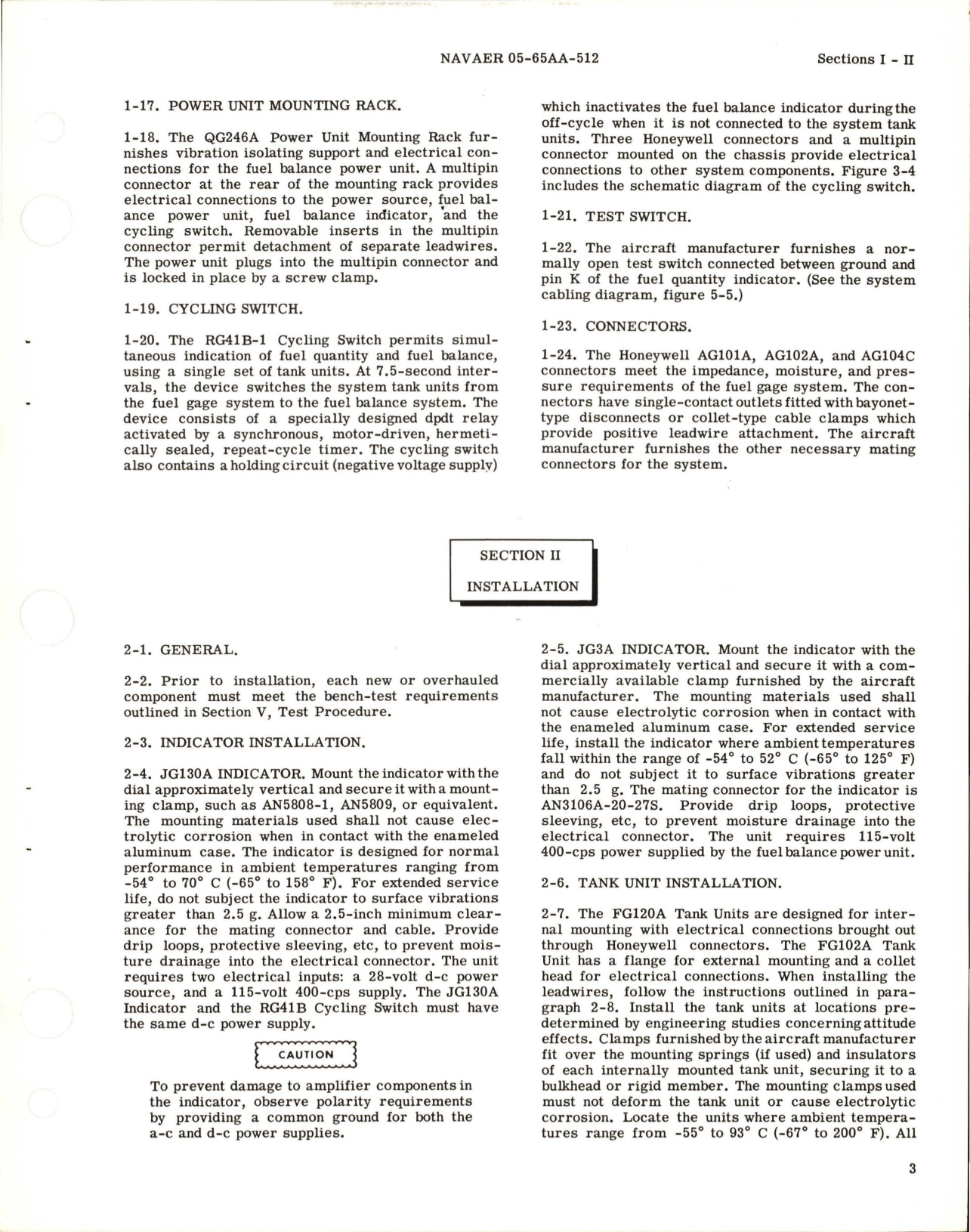 Sample page 7 from AirCorps Library document: Operation and Service Instructions for Capacitor Type Fuel Quantity Gage Systems and Fuel Balance Indication Systems