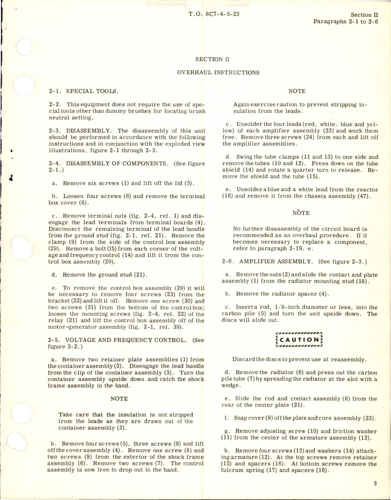 Sample page 7 from AirCorps Library document: Overhaul Instructions for Inverter - Part SE-2-3