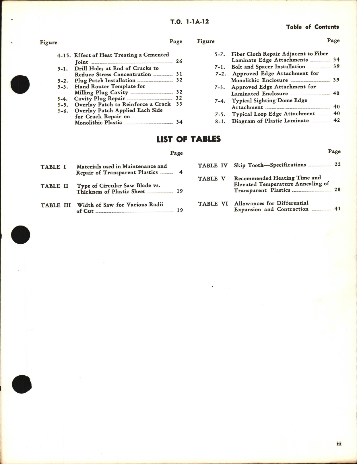 Sample page 5 from AirCorps Library document: Fabrication, Maintenance, & Repair of Transparent Plastics