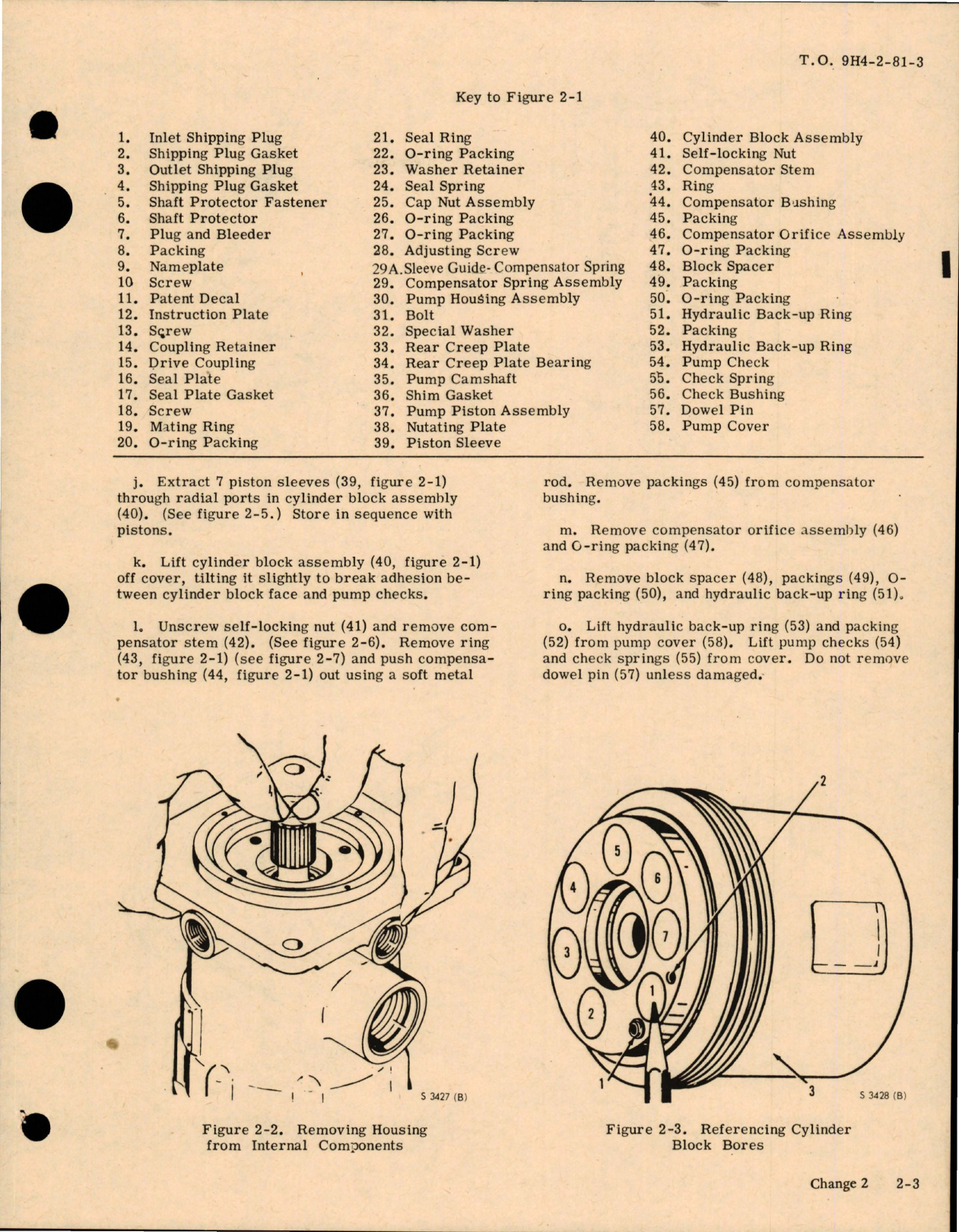 Sample page 9 from AirCorps Library document: Overhaul Manual for Hydraulic Pump Assembly - Part 65WB02003