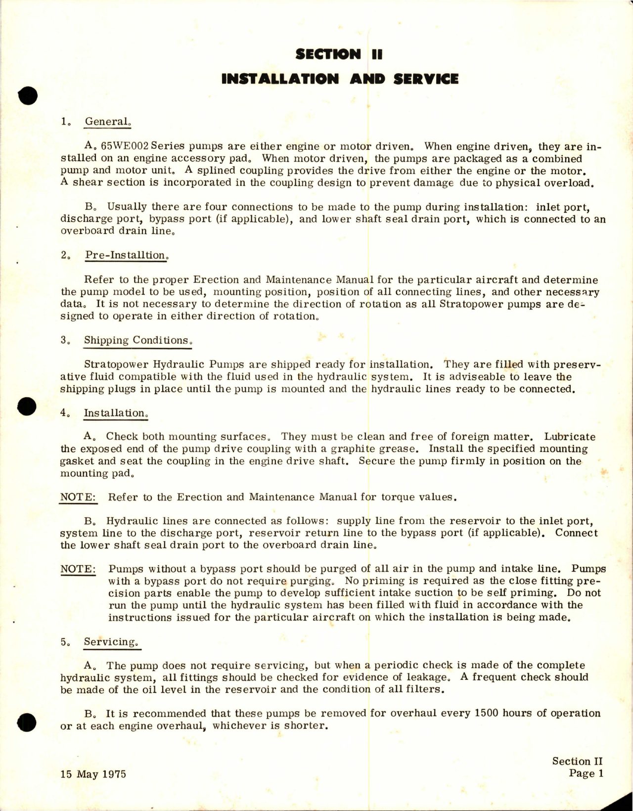 Sample page 7 from AirCorps Library document: Overhaul Instructions with Parts for Stratopower Hydraulic Pump - 65WE002 Series