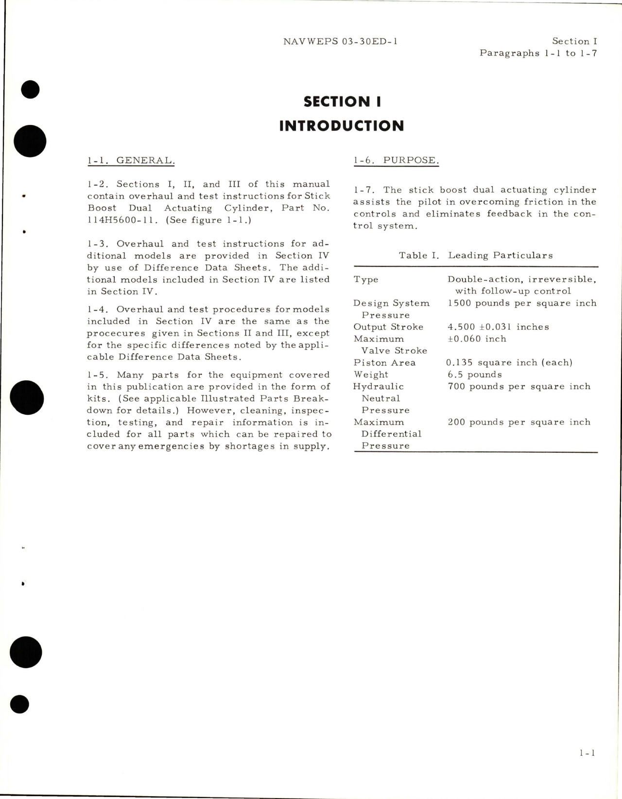 Sample page 5 from AirCorps Library document: Overhaul Instructions for Stick Boost Dual Actuating Cylinder - Part 114H5600-11 and 114H5600-12