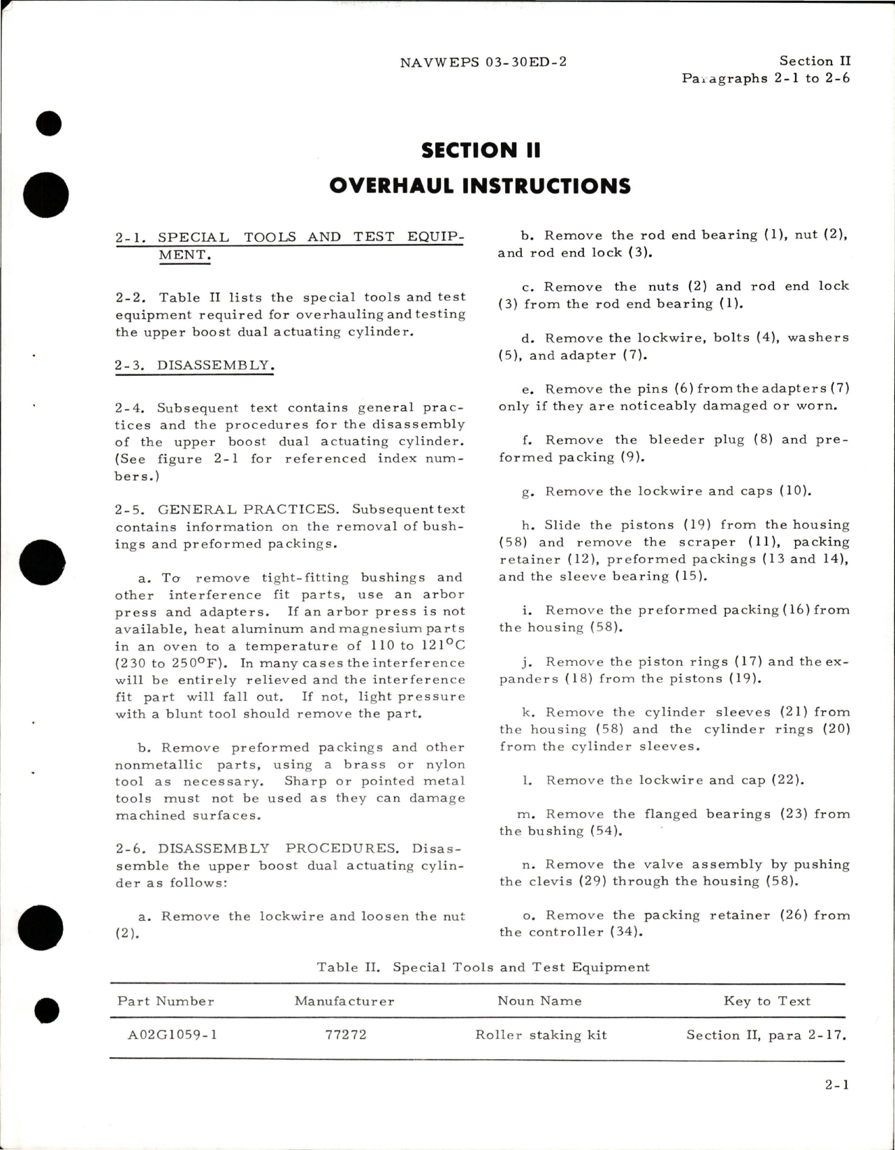 Sample page 7 from AirCorps Library document: Overhaul Instructions for Upper Boost Dual Actuating Cylinder - Part A02H4800-5 and A02H4800-6 