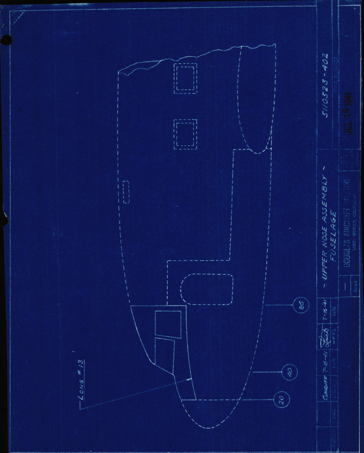 Sample page 14 from AirCorps Library document: C-47 Manufacturing Procedure Manual for Upper Nose Assem. - Fuselage Ships AC 4200 & Subs