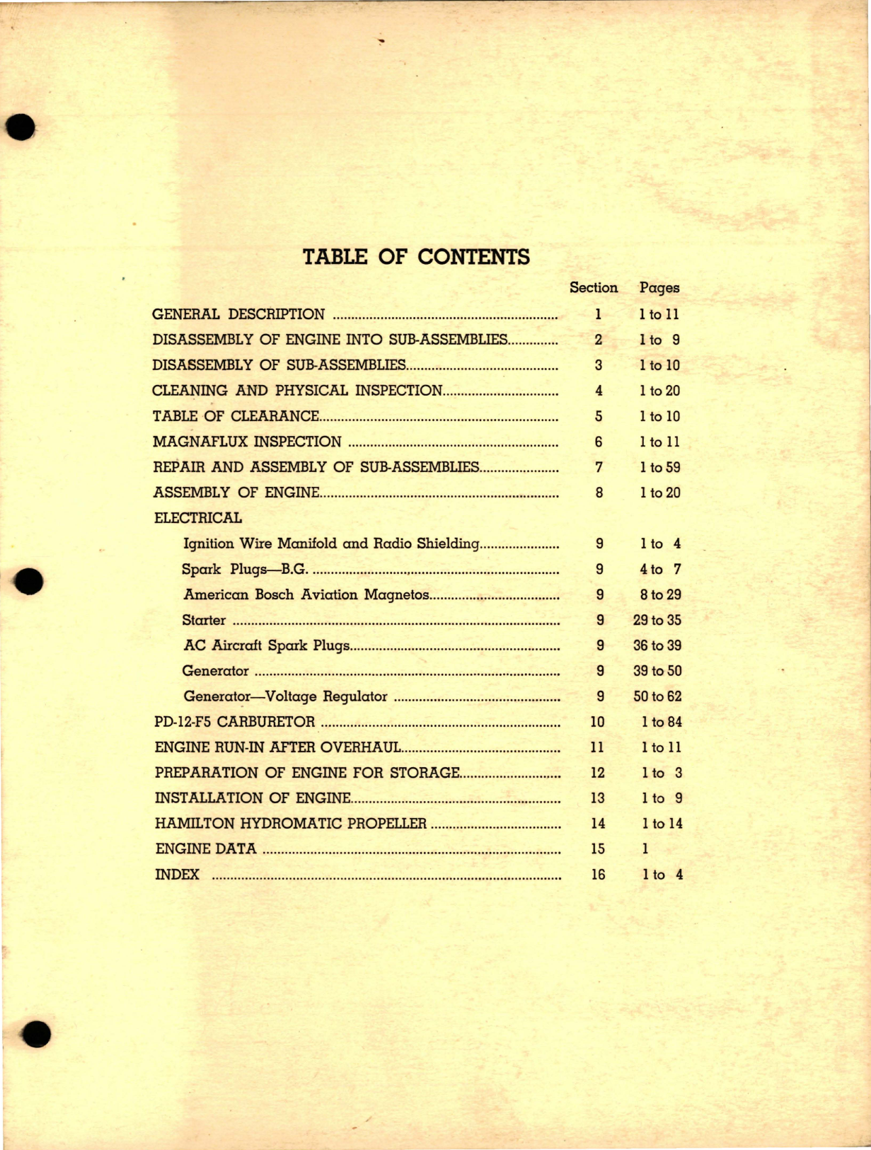 Sample page 1 from AirCorps Library document: Training Manual for Pratt & Whitney Model R-1830-43 Engine