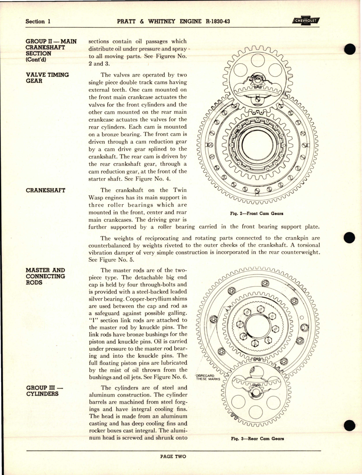 Sample page 7 from AirCorps Library document: Training Manual for Pratt & Whitney Model R-1830-43 Engine