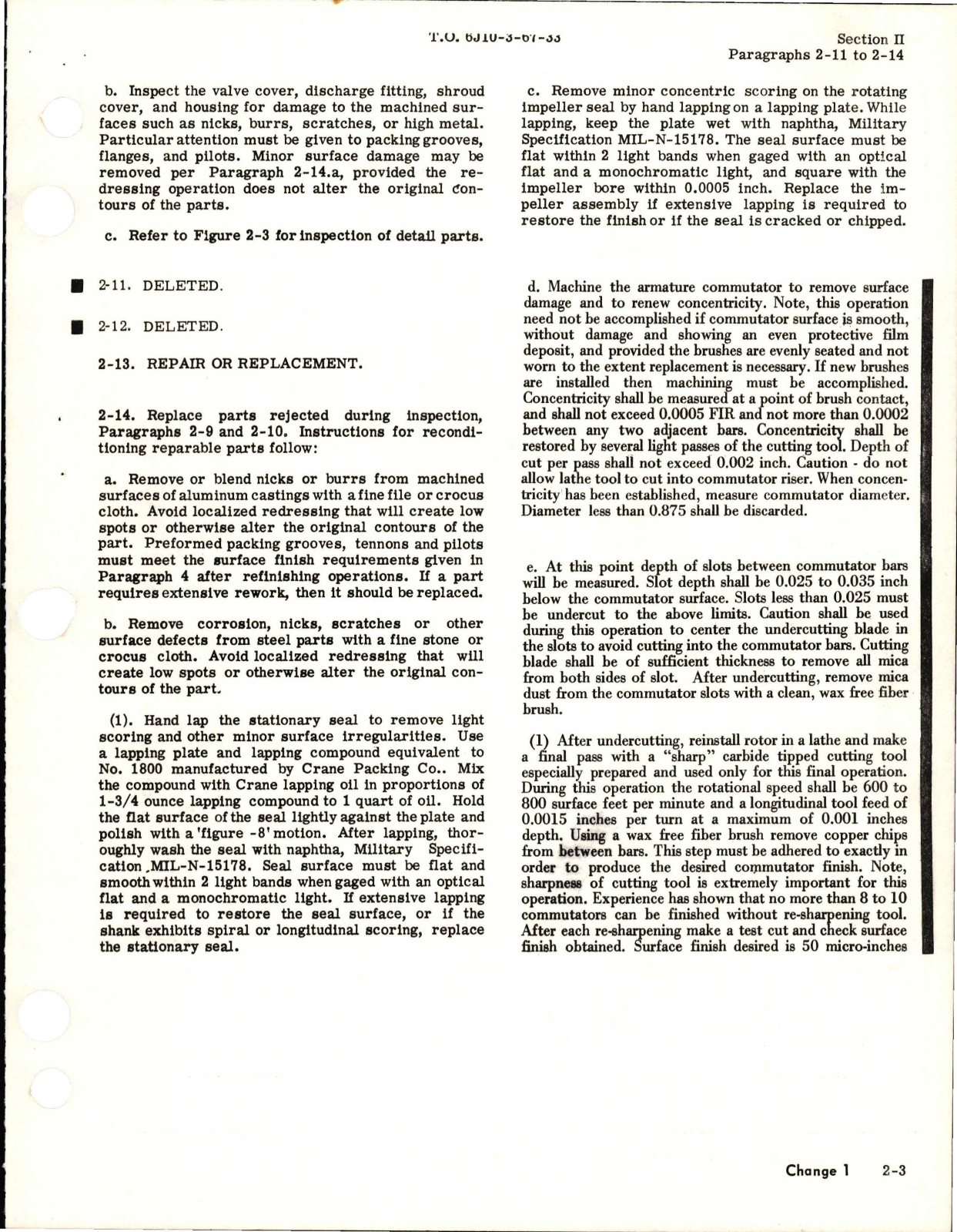 Sample page 7 from AirCorps Library document: Change to Overhaul Manual for Fuel Booster Pump