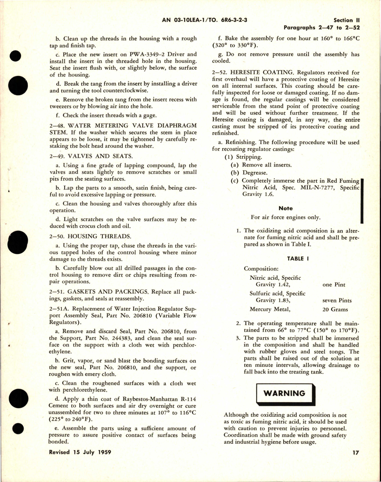 Sample page 5 from AirCorps Library document: Overhaul Instructions for Water Regulators