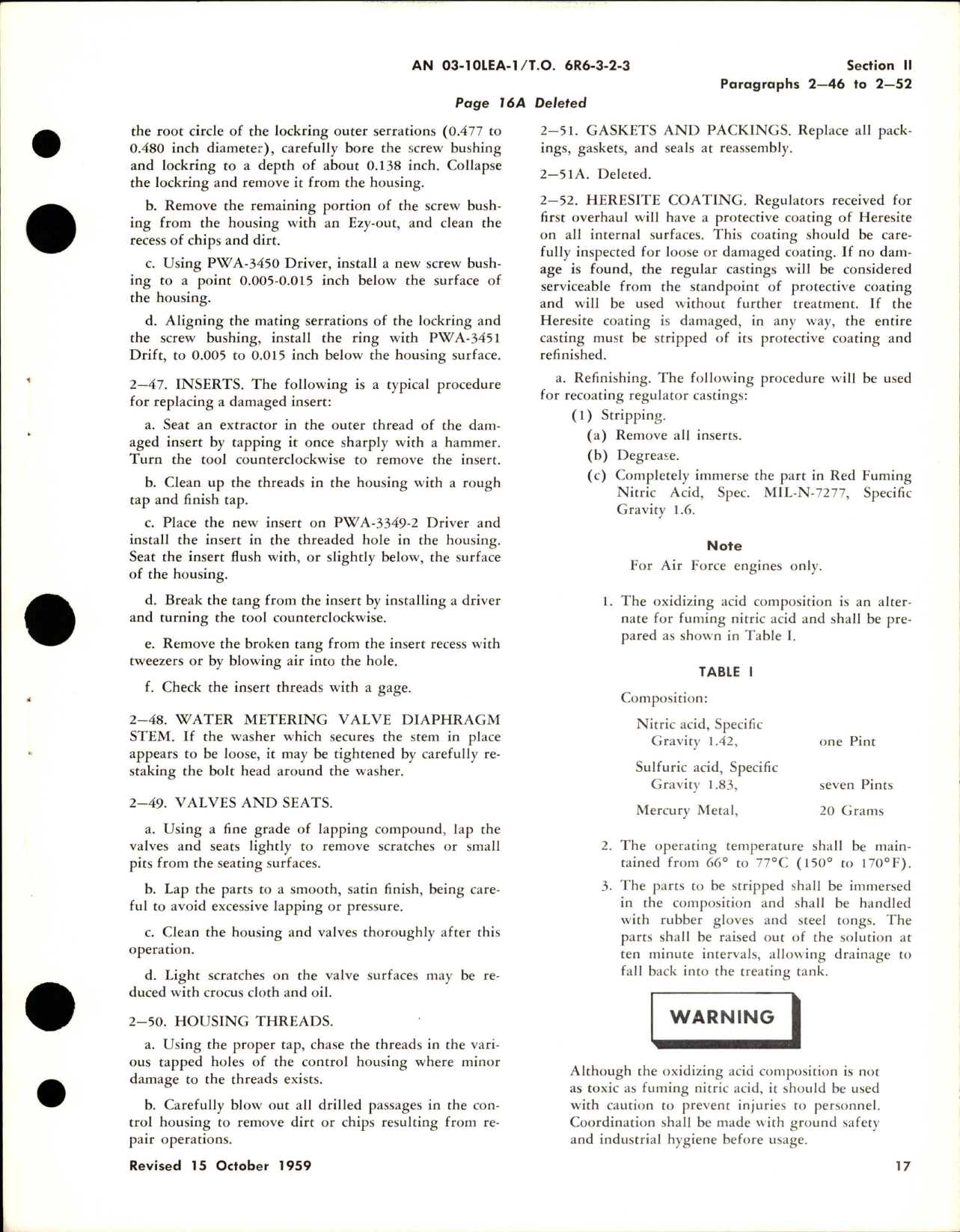 Sample page 5 from AirCorps Library document: Overhaul Instructions for Water Regulators