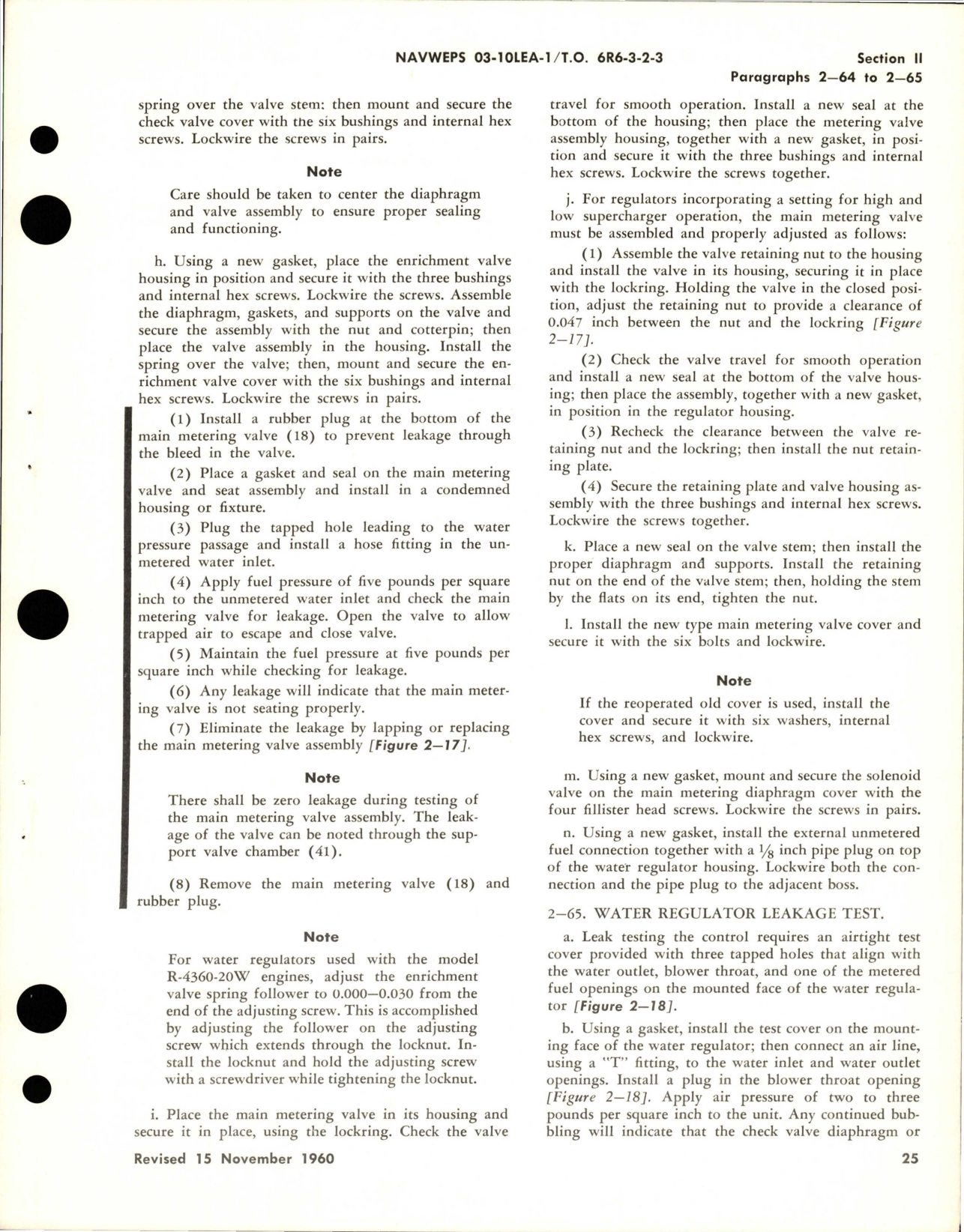 Sample page 5 from AirCorps Library document: Overhaul Instructions for Water Regulators 