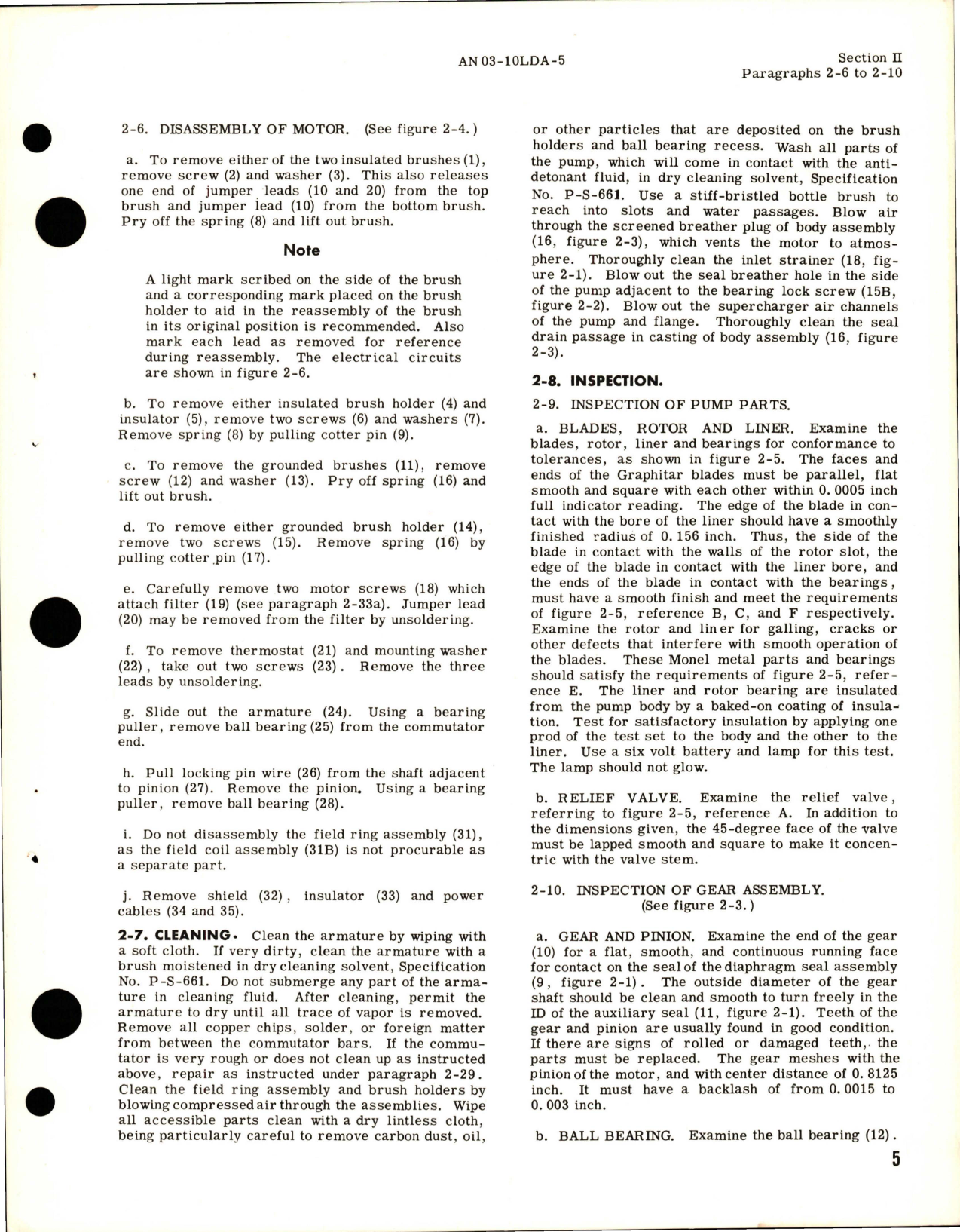Sample page 9 from AirCorps Library document: Overhaul Instructions for Fully Submerged Type Water Injection Pumps - RD-8500 Series