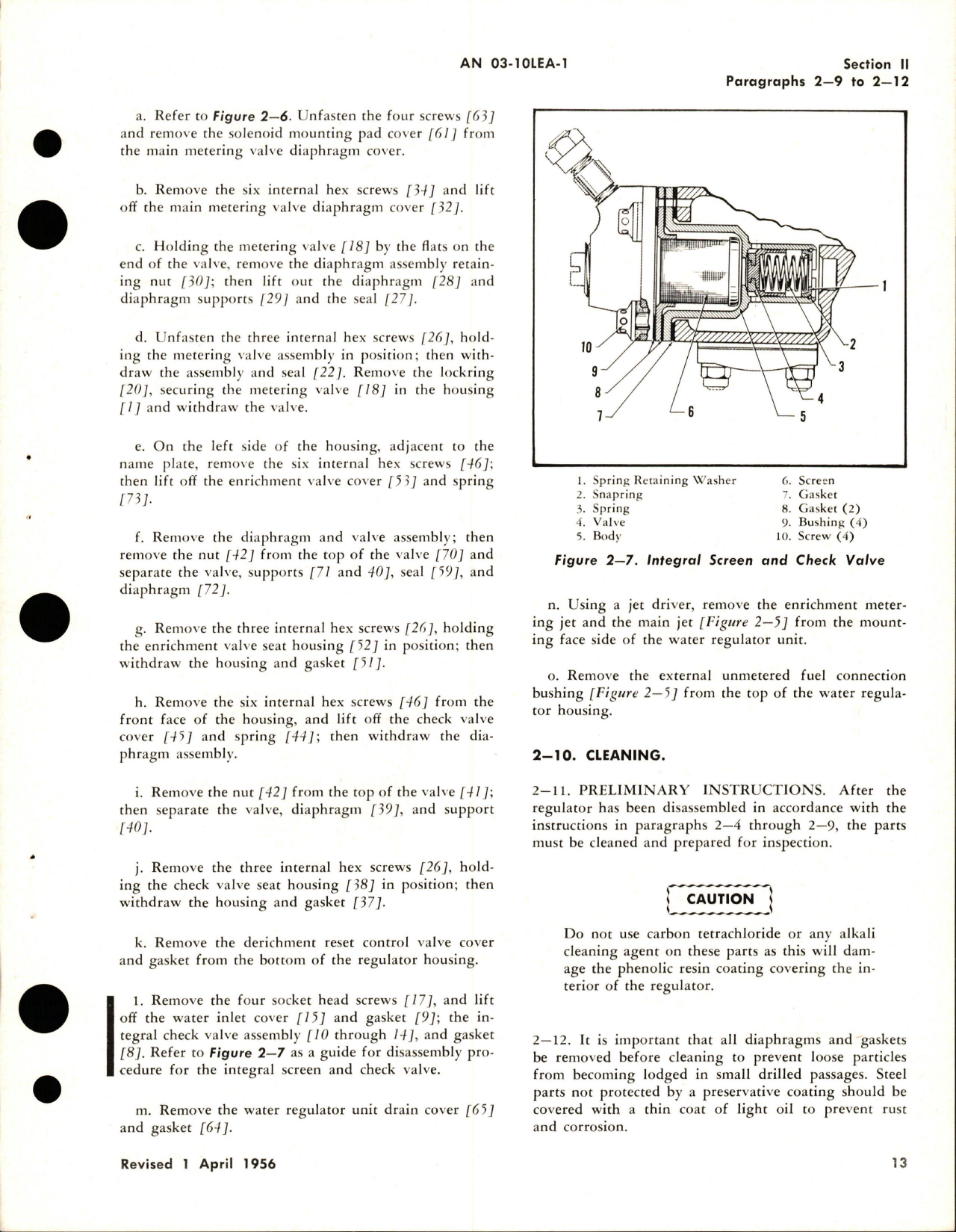 Sample page 5 from AirCorps Library document: Overhaul Instructions for Water Regulators