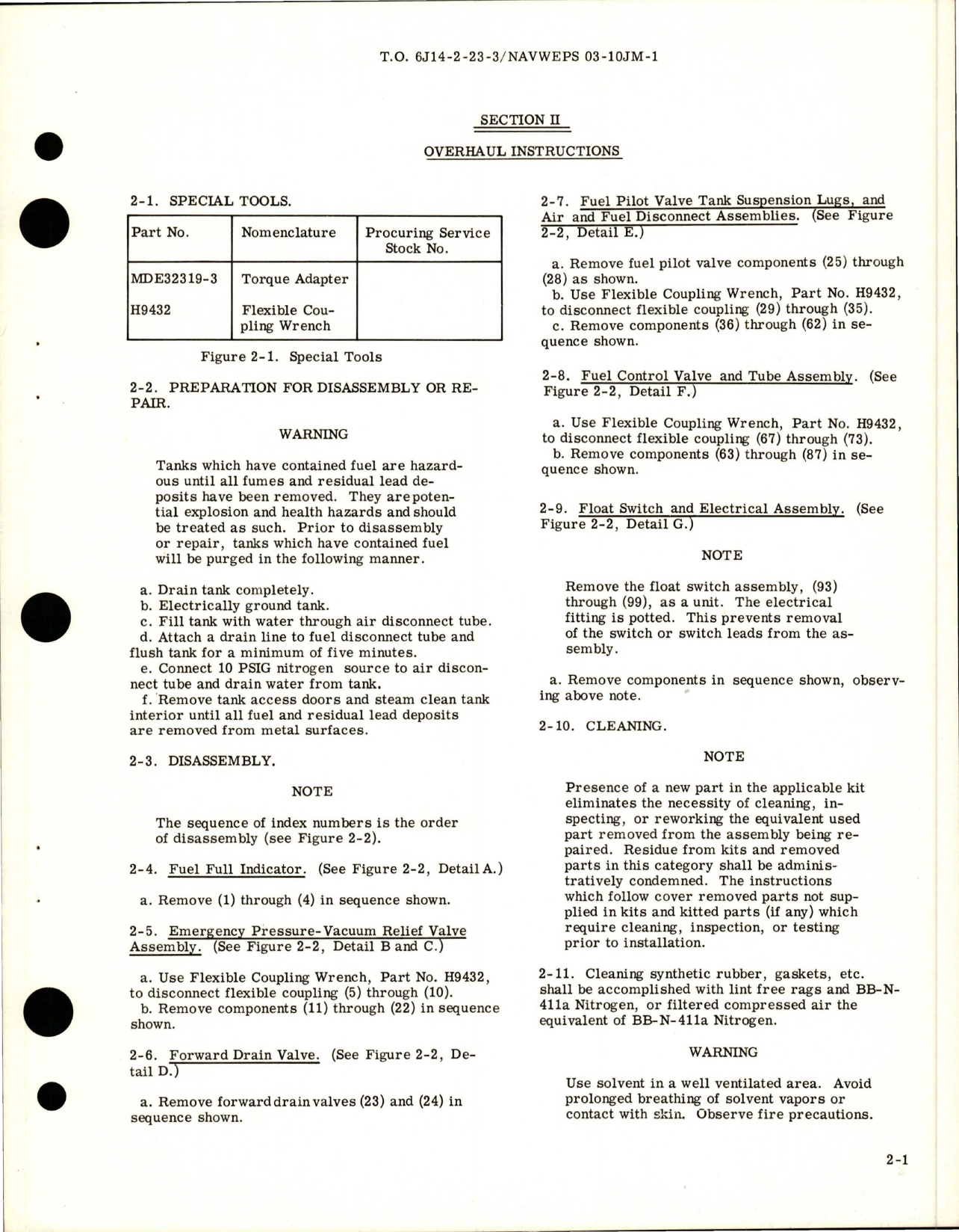 Sample page 7 from AirCorps Library document: Overhaul Manual for External Centerline Fuel Tank